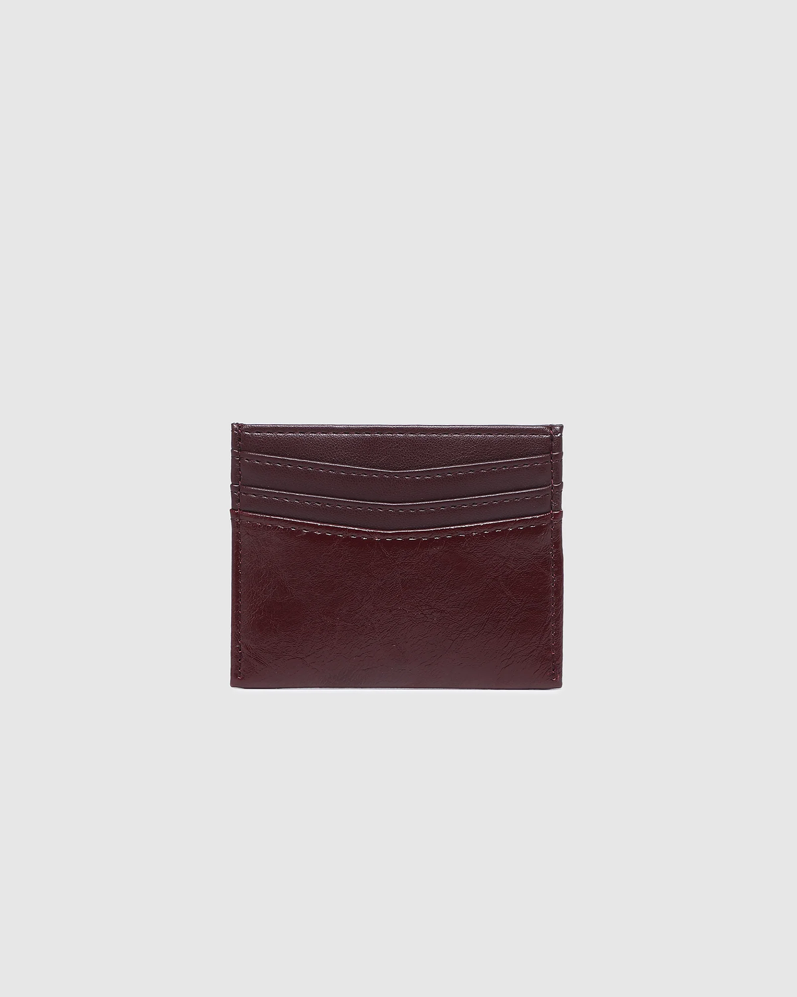 Ada Cardholder - Burgundy Patent - Image 5
