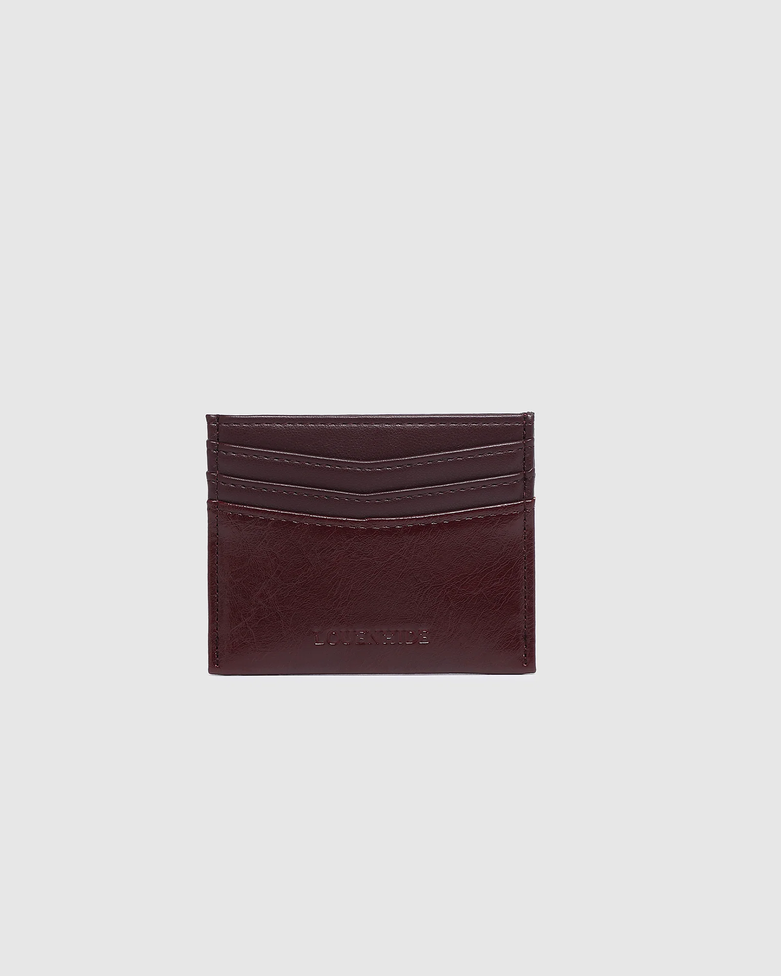 Ada Cardholder - Burgundy Patent - Image 7
