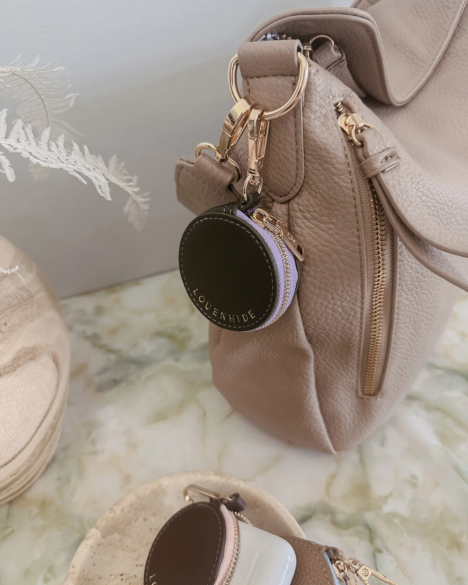 Airlie Bag Charm - Olive - Image 2