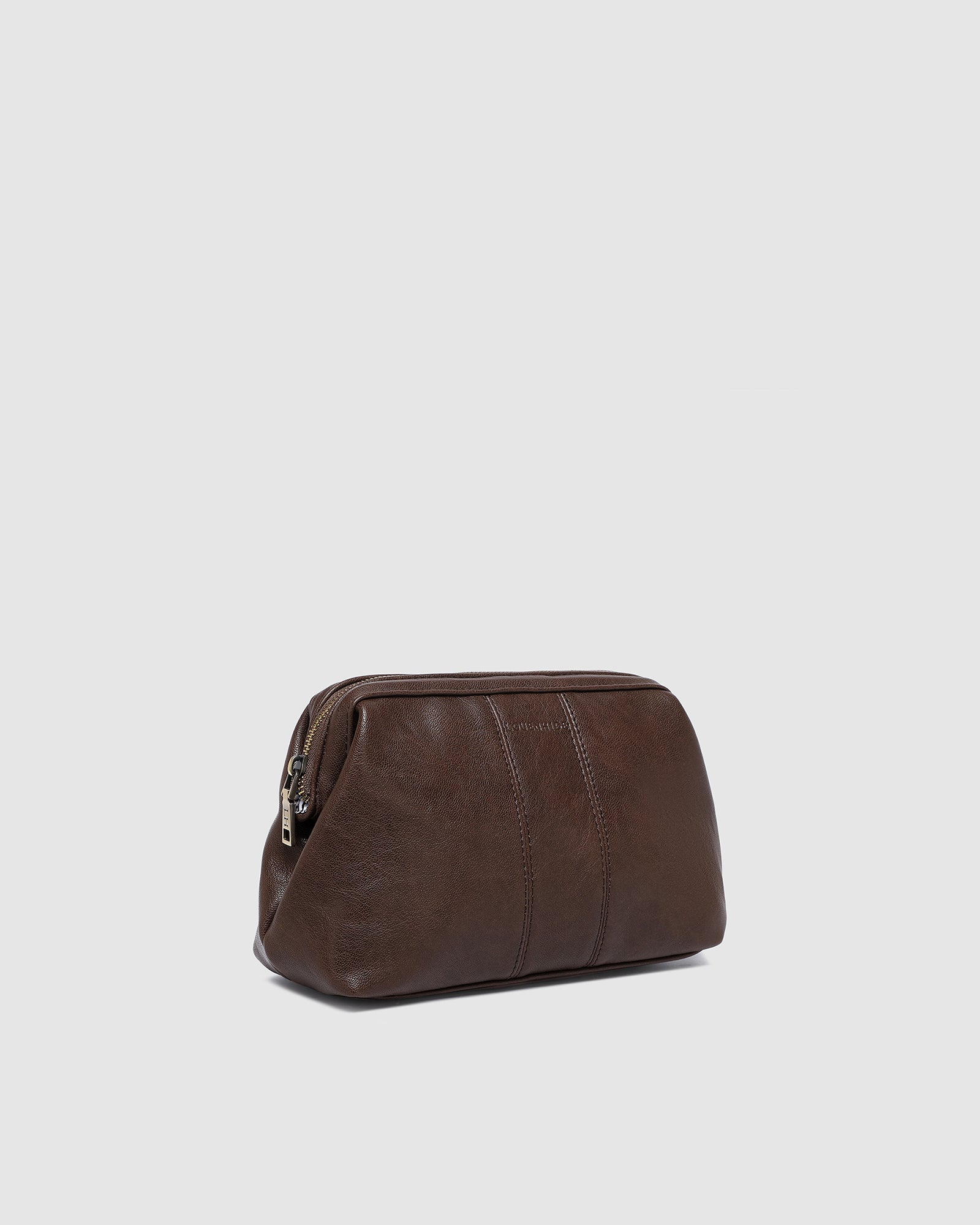 Albie Cosmetic Case -  Saddle Chocolate - Image 3