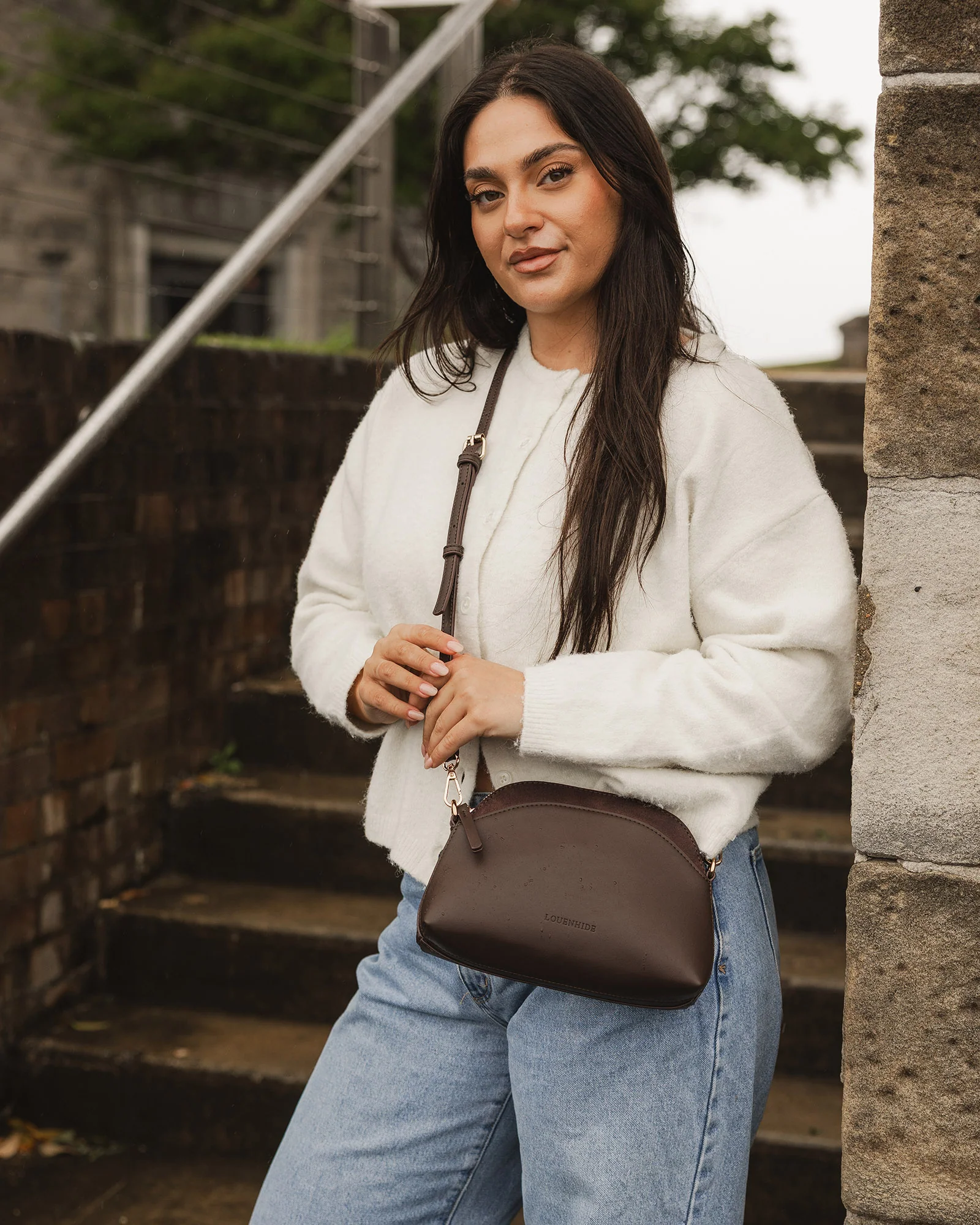 Alison Crossbody Bag - Chocolate - Image 2