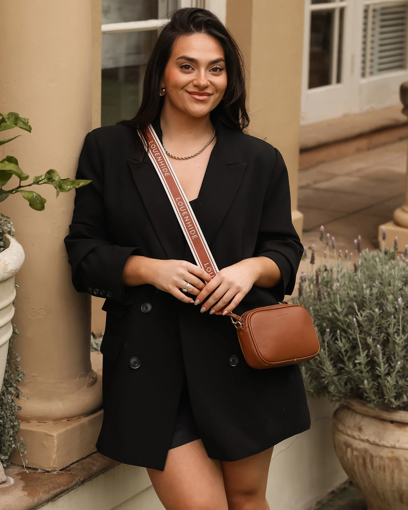 Bianca Crossbody Bag - Tan - Image 2