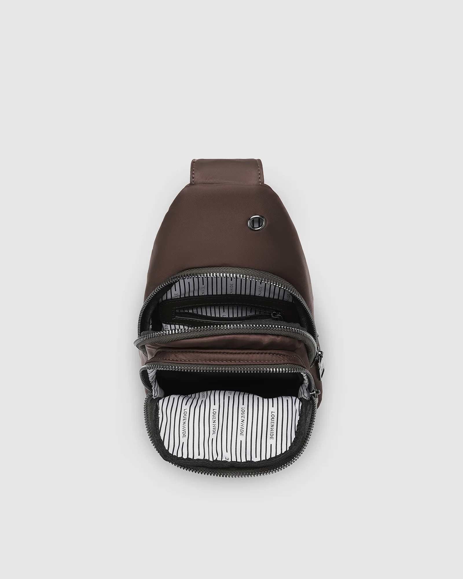 Boyd Nylon Sling Bag - Chocolate - Image 6