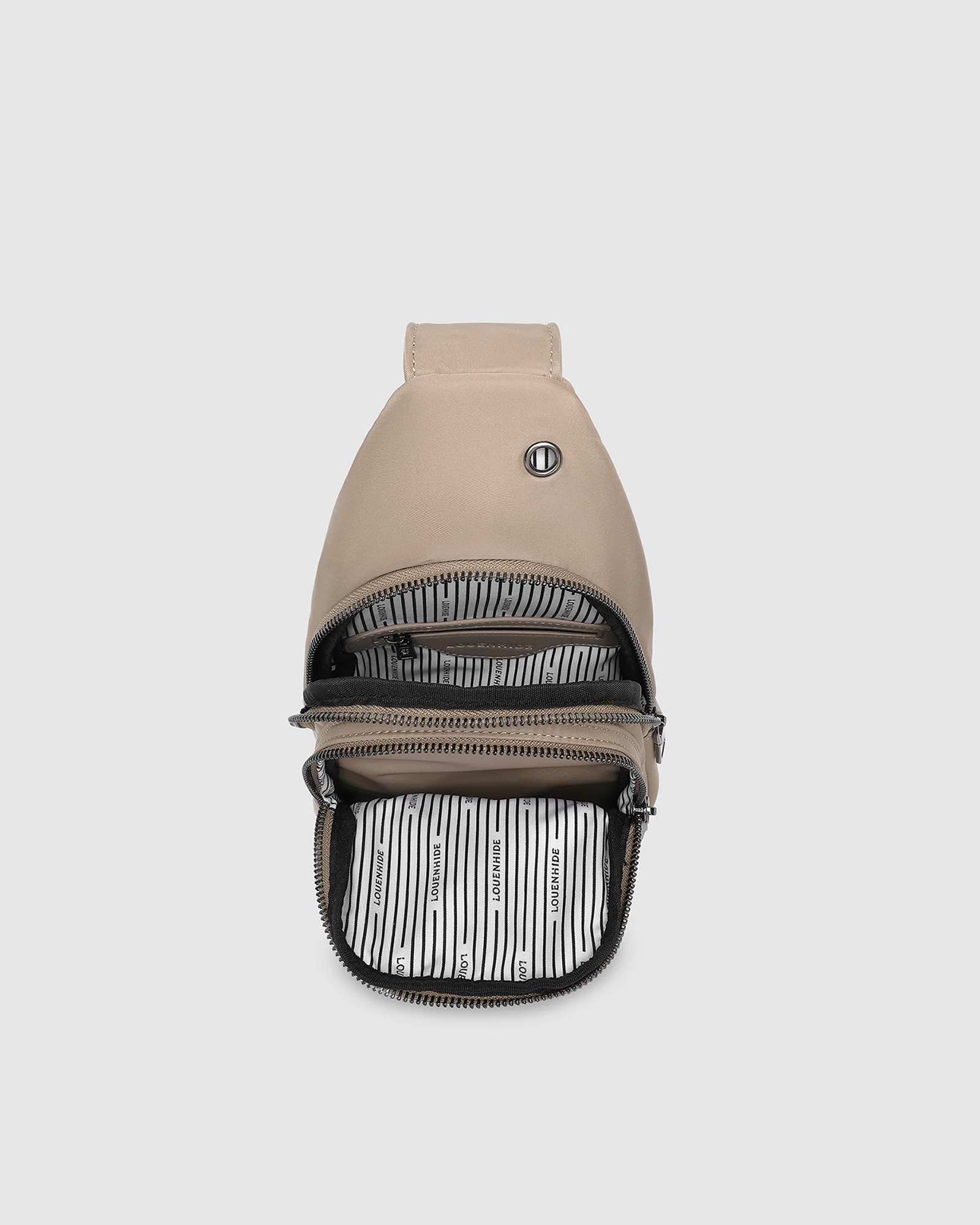 Boyd Nylon Sling Bag - Mocha - Image 6