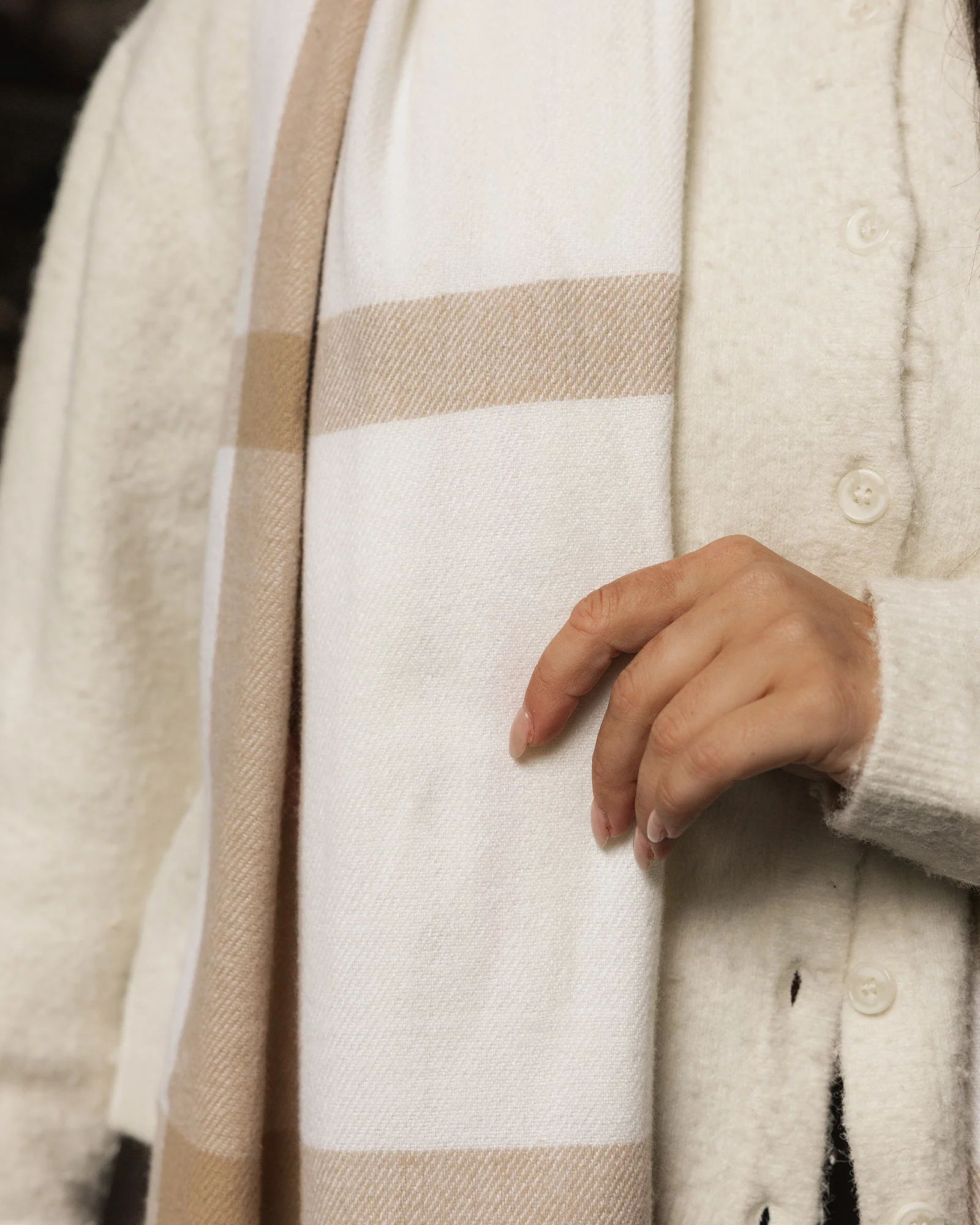 Chester Scarf - Blush - Image 3