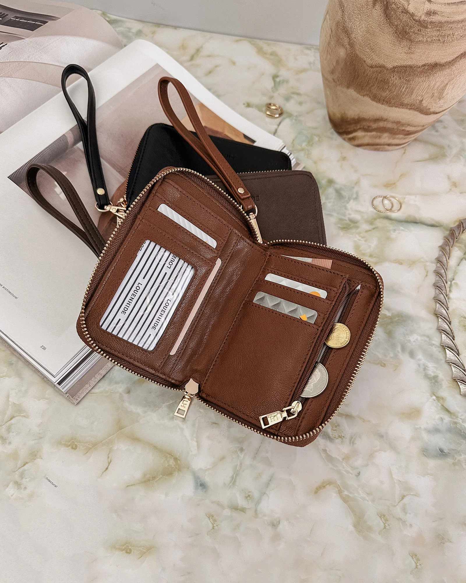 Eden Wallet - Saddle Black - Image 2