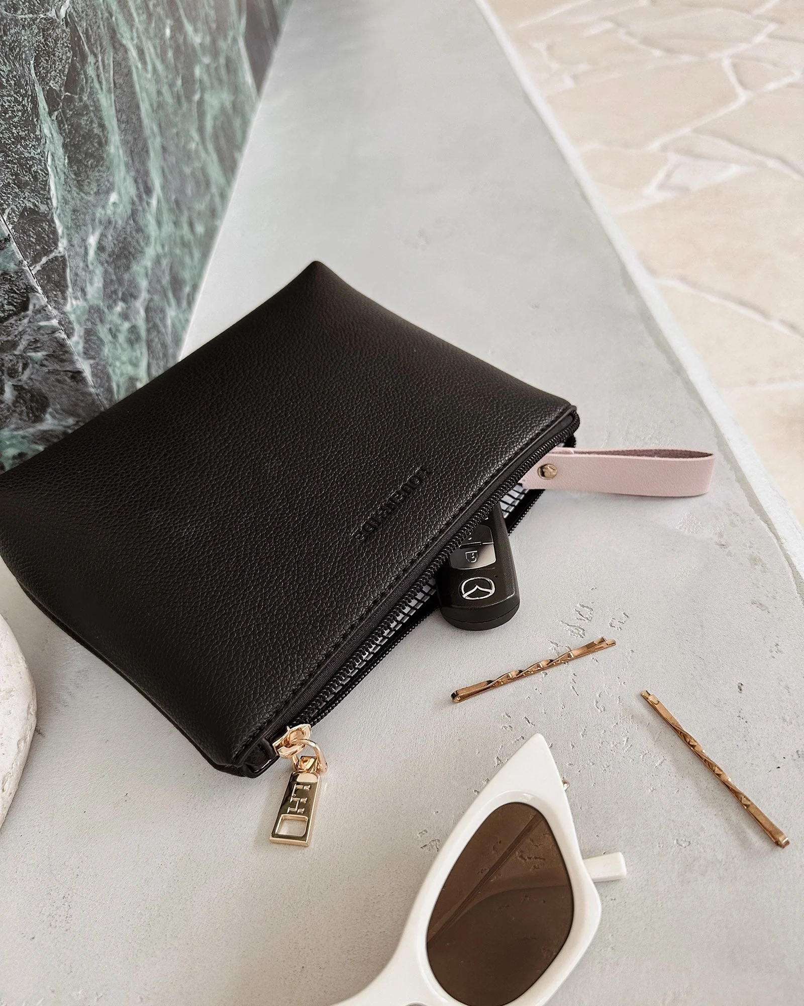 Elke Everyday Pouch Set - Black - Image 8
