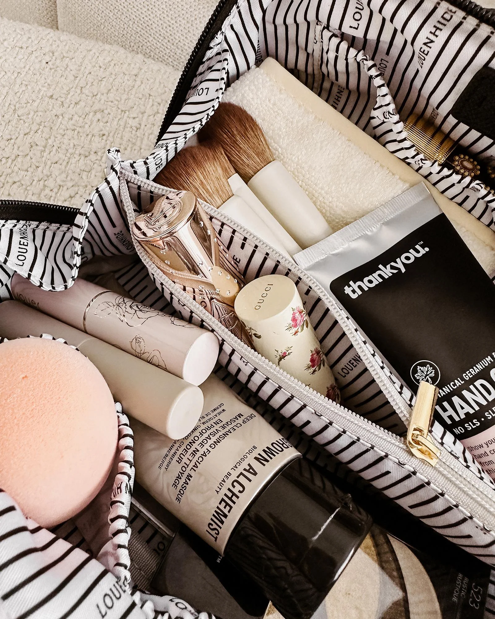 Ellis Makeup Bag - Black - Image 6