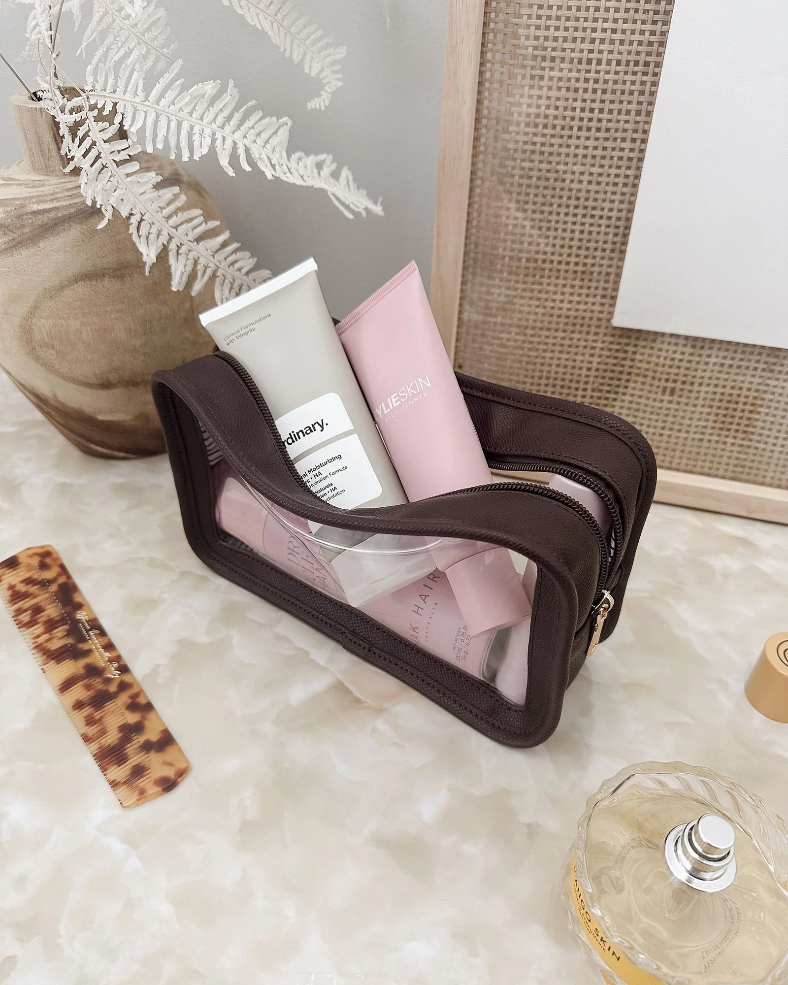 Fergie Cosmetic Bag - Chocolate - Image 2