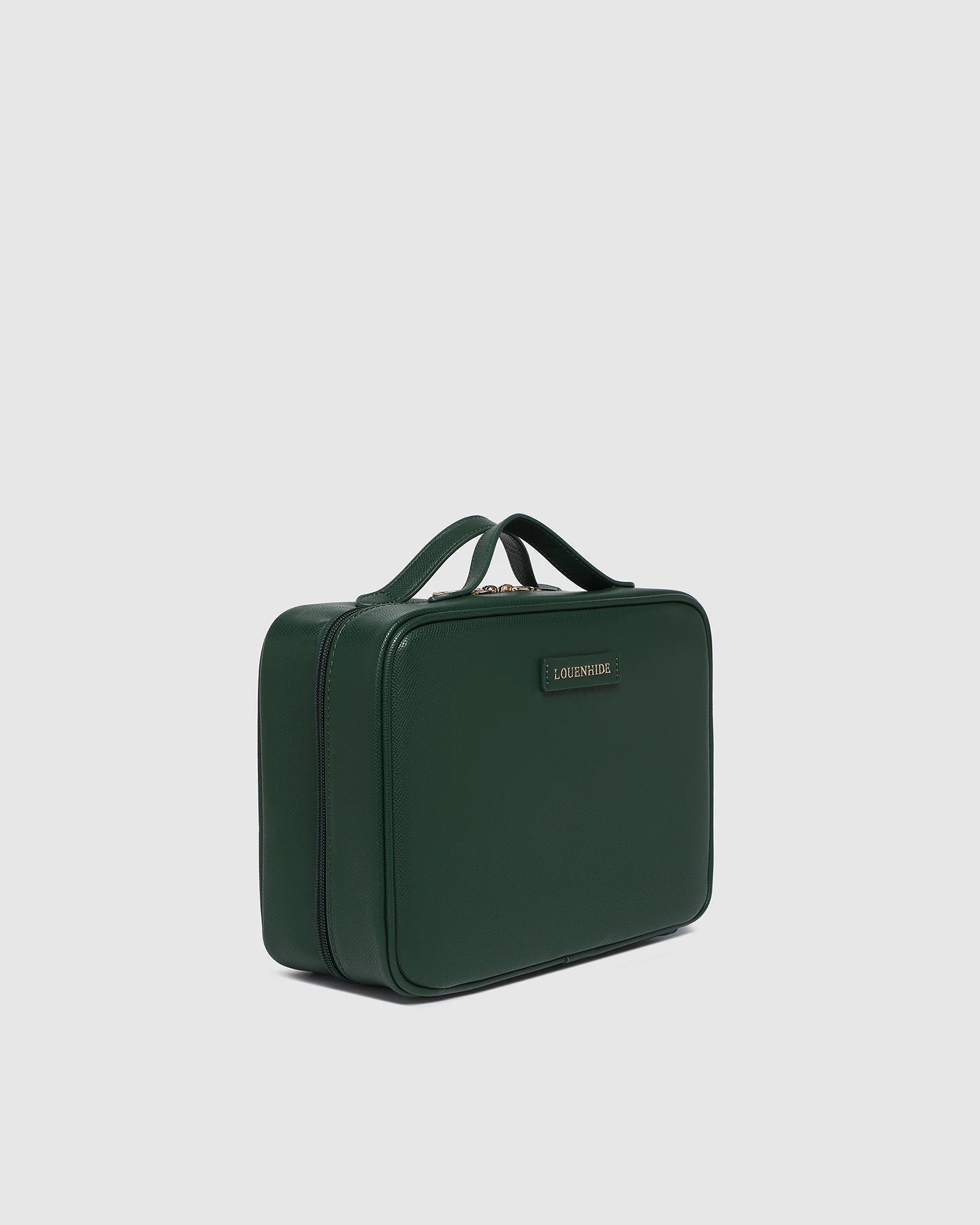 Georgie Cosmetic Case - Forest Green - Image 3