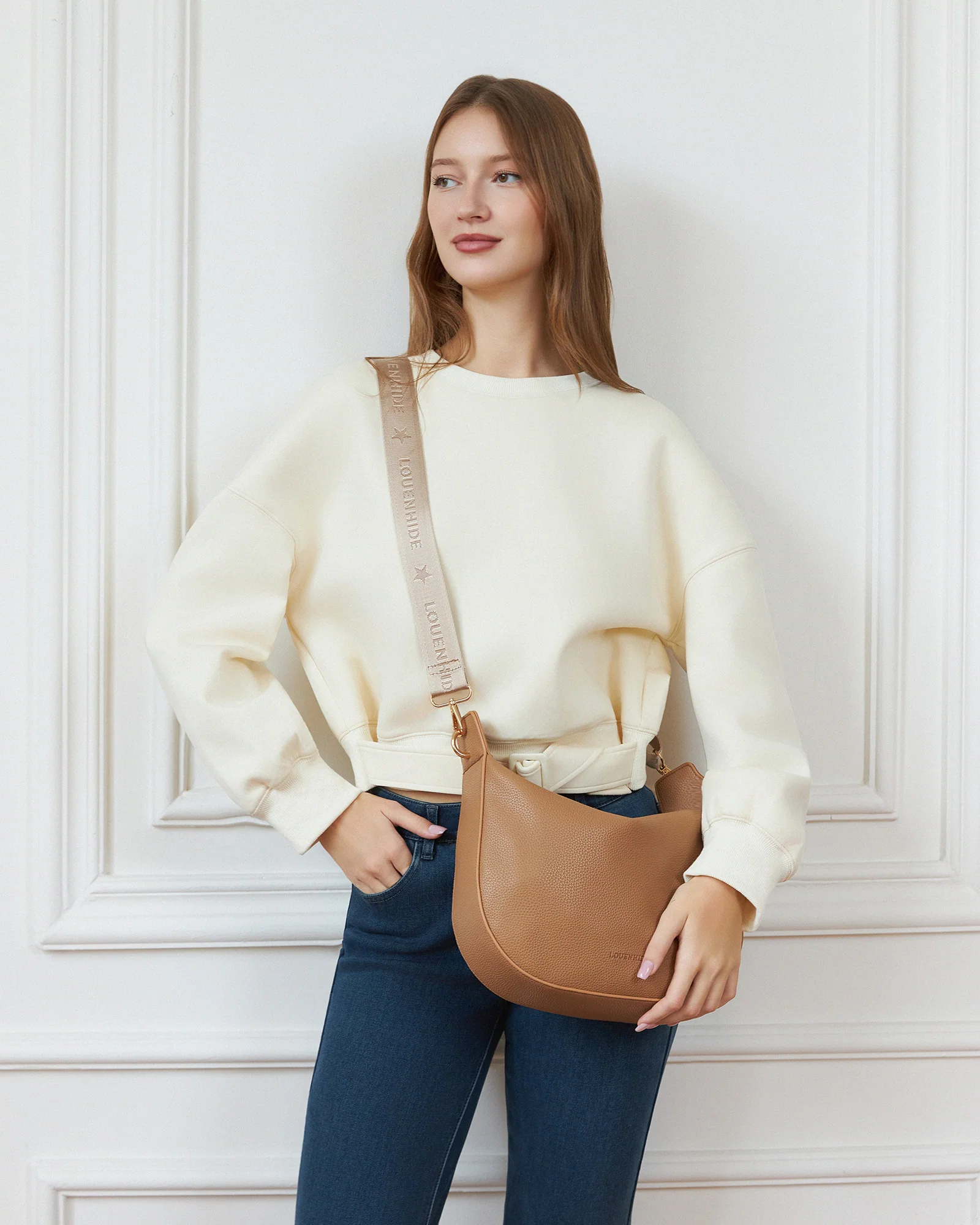 Georgina Shoulder Bag - Honey - Image 7