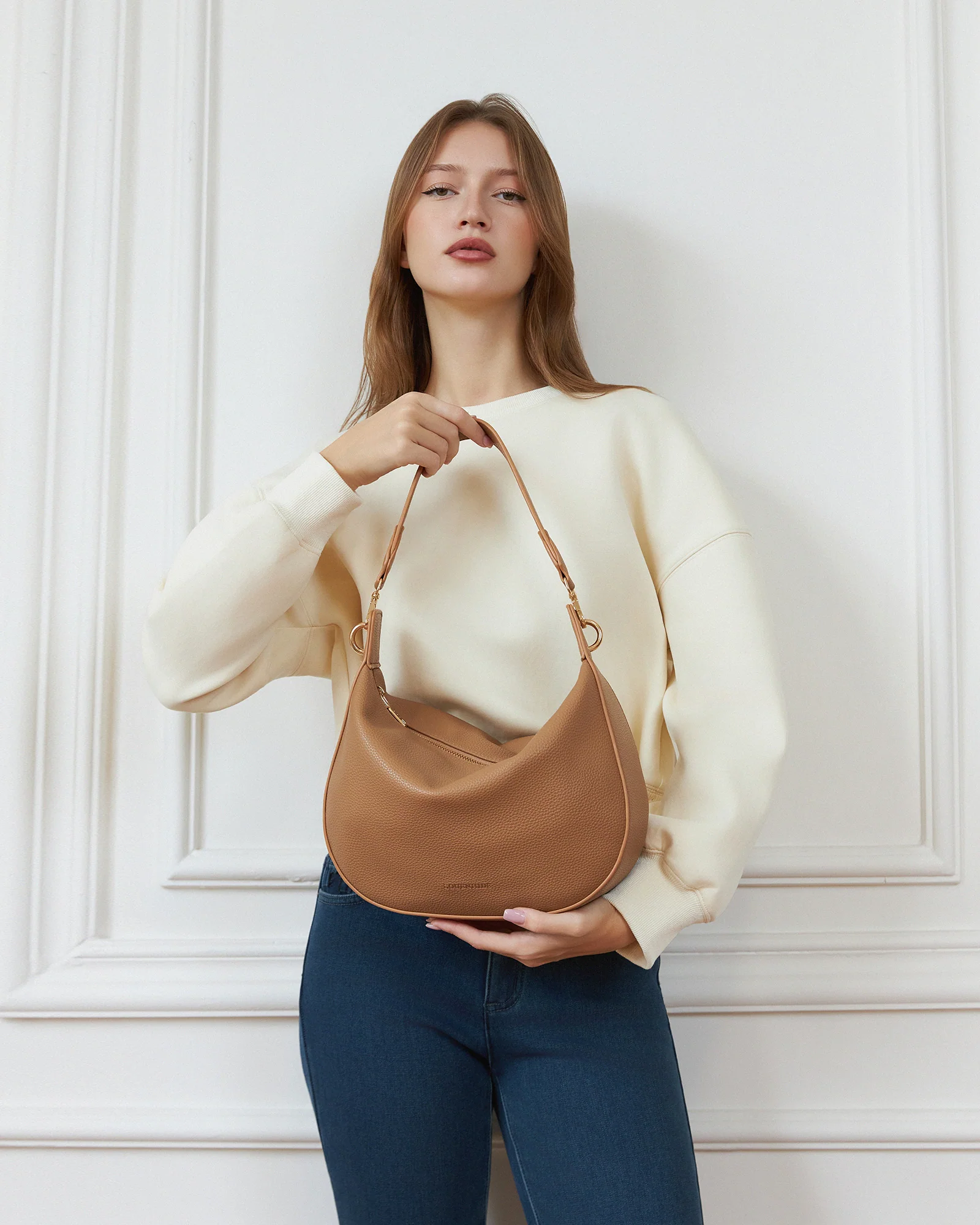 Georgina Shoulder Bag - Honey - Image 8