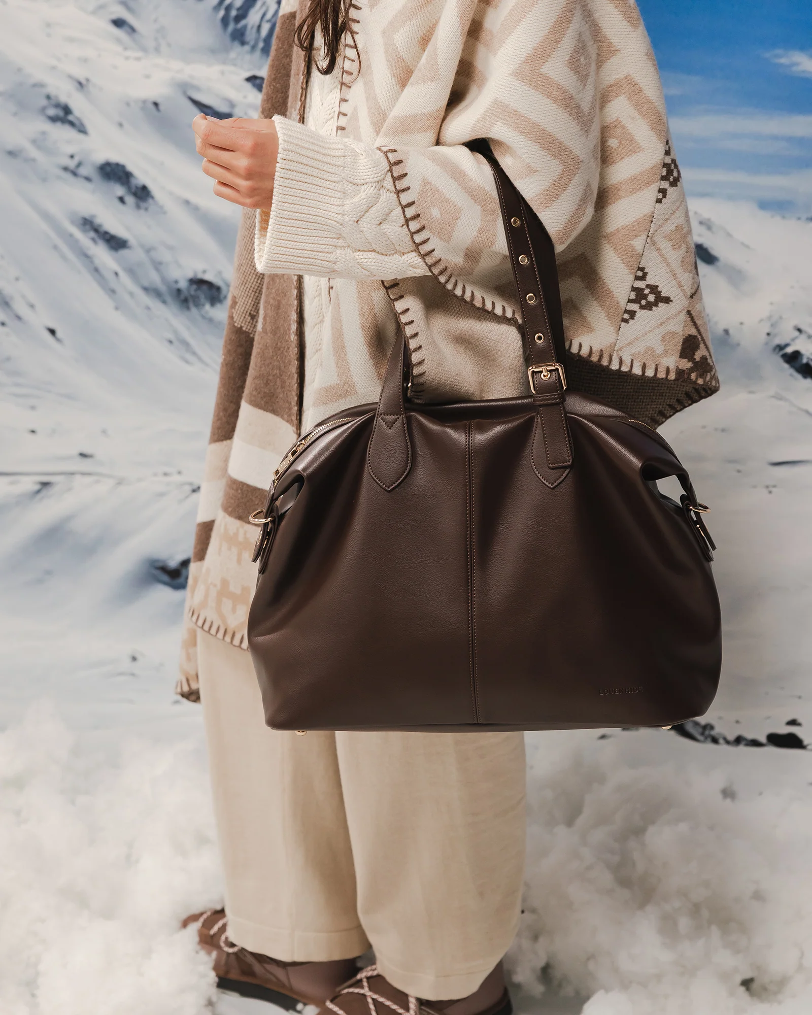 Hampton Tote Bag - Chocolate - Image 10