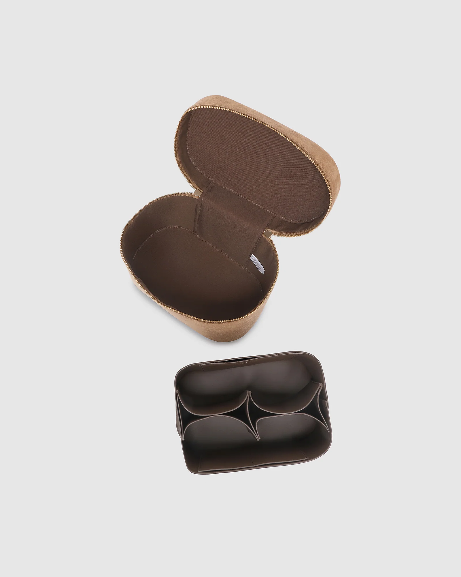 Juliette Vanity Case - Suedette Honey - Image 6
