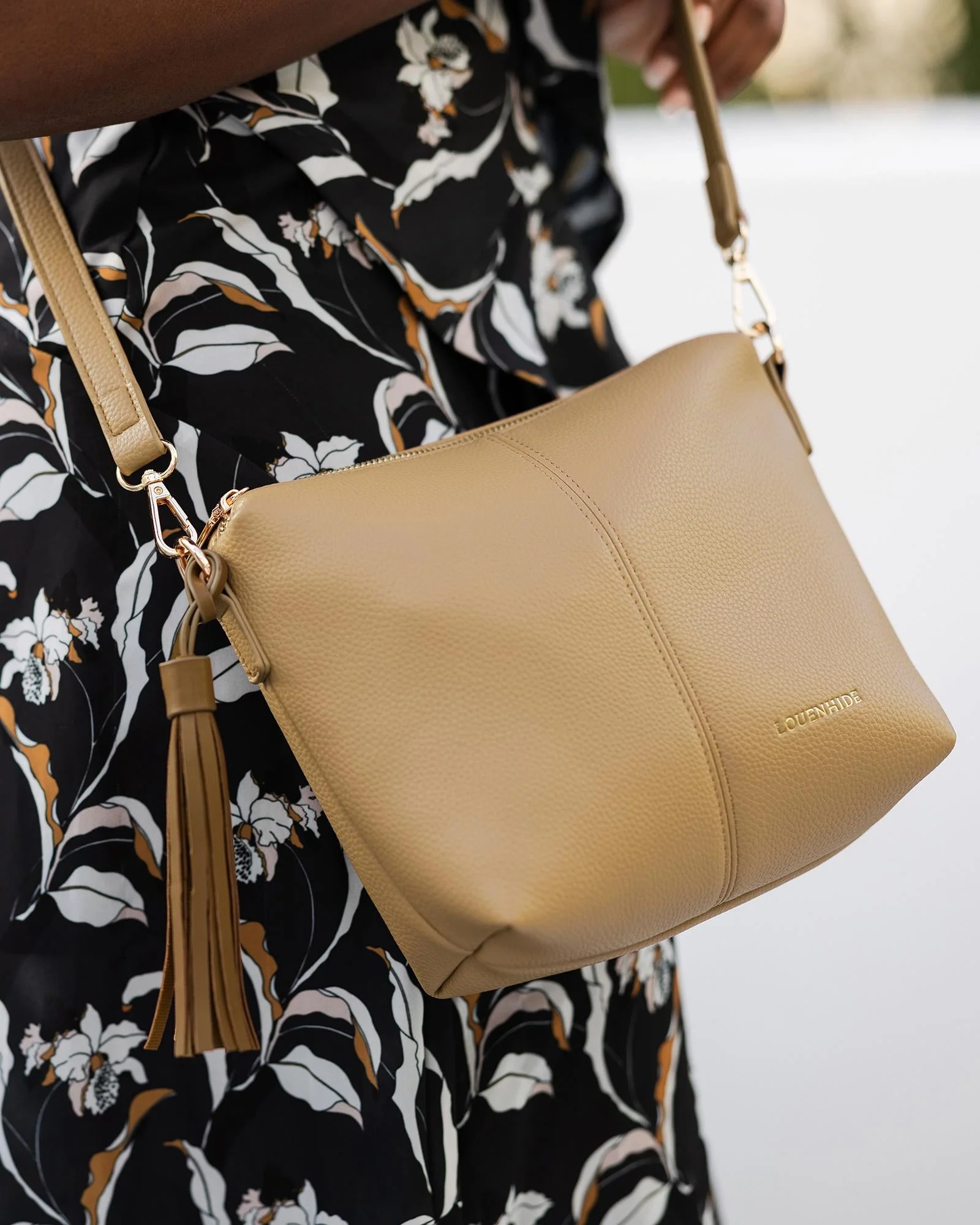 Kasey Crossbody Bag - Latte - Image 6