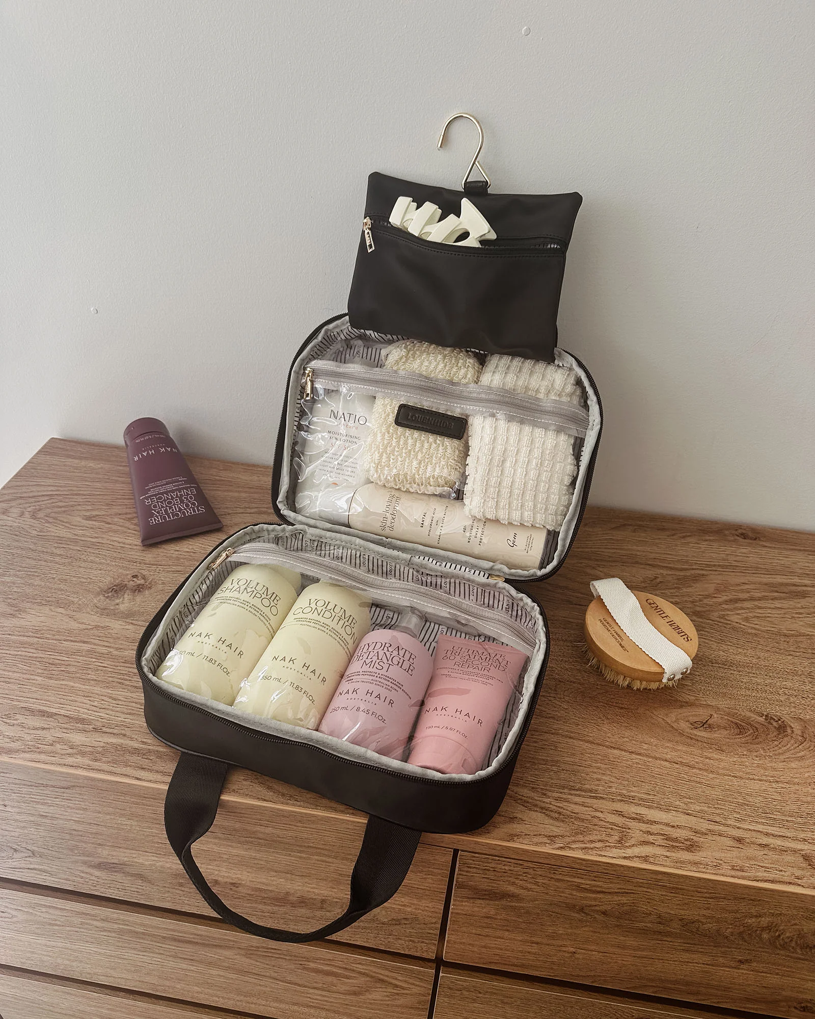 Kenya Cosmetic Bag - Black - Image 2