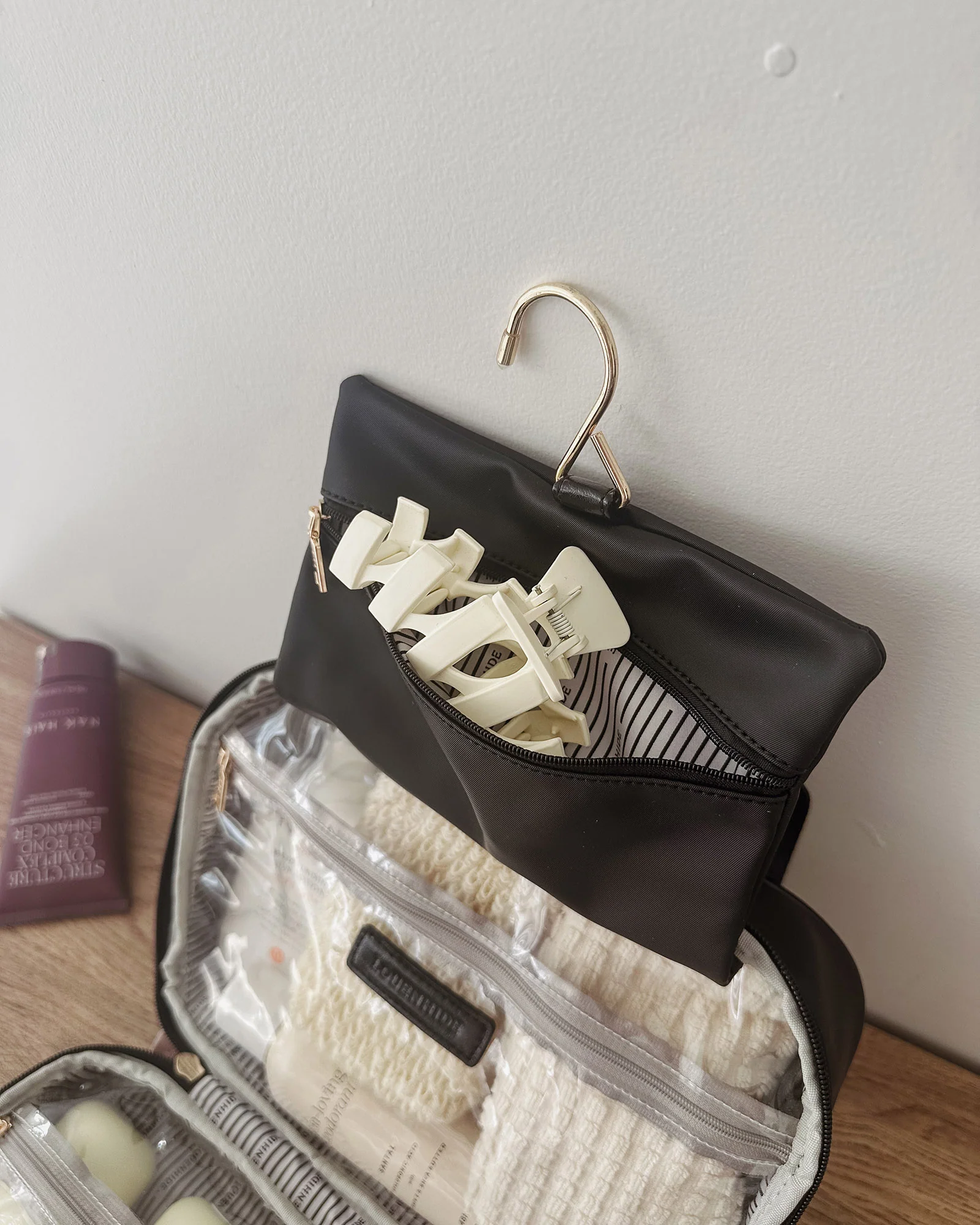 Kenya Cosmetic Bag - Black - Image 6