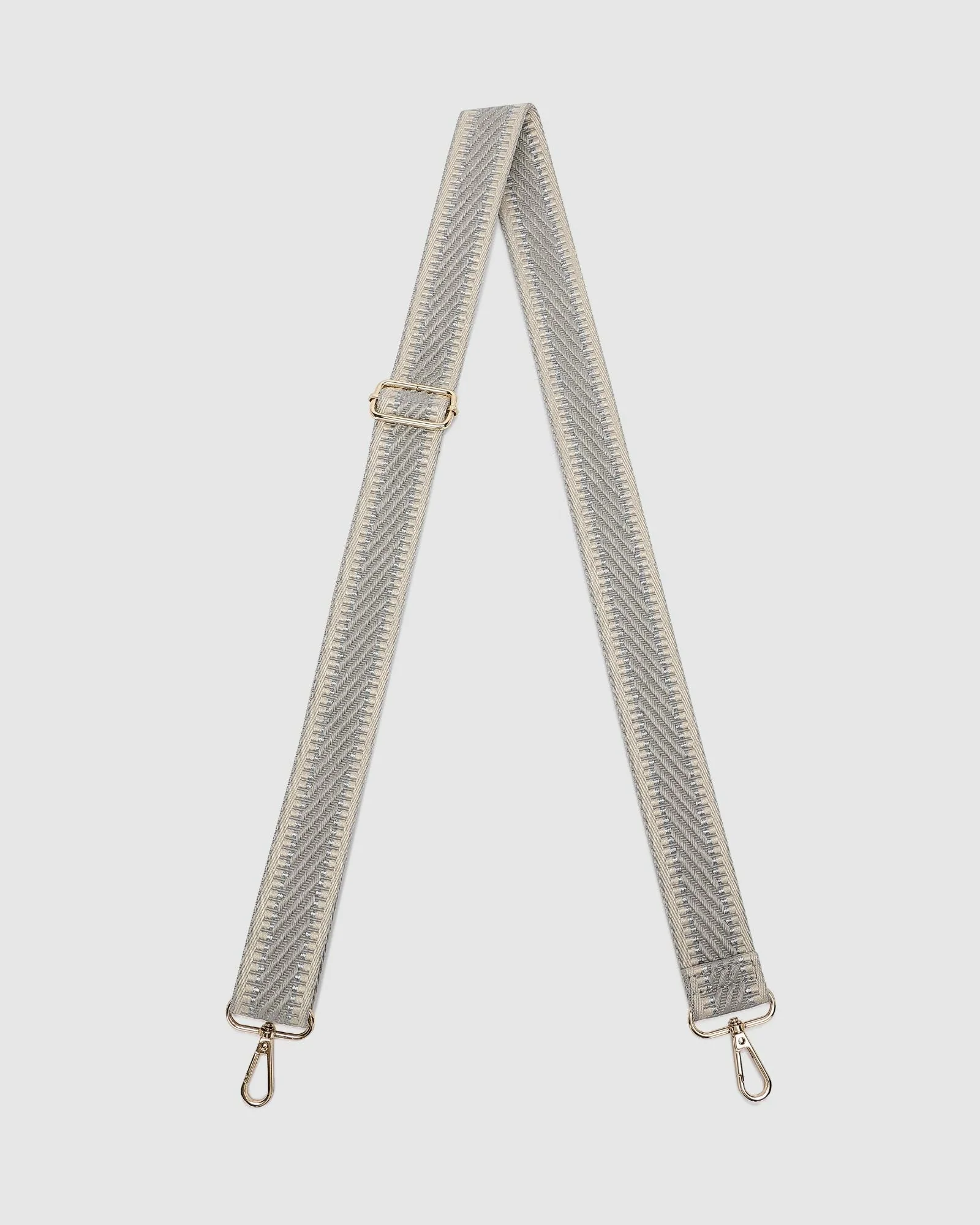 Kiki Webbing Bag Strap - Light Grey - Image 2