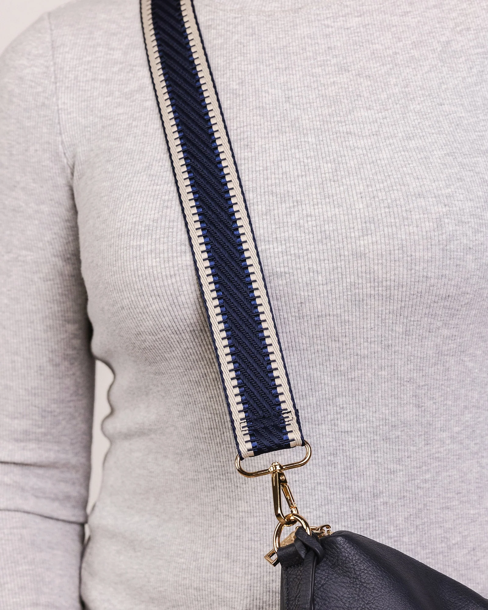 Kiki Webbing Bag Strap - Navy