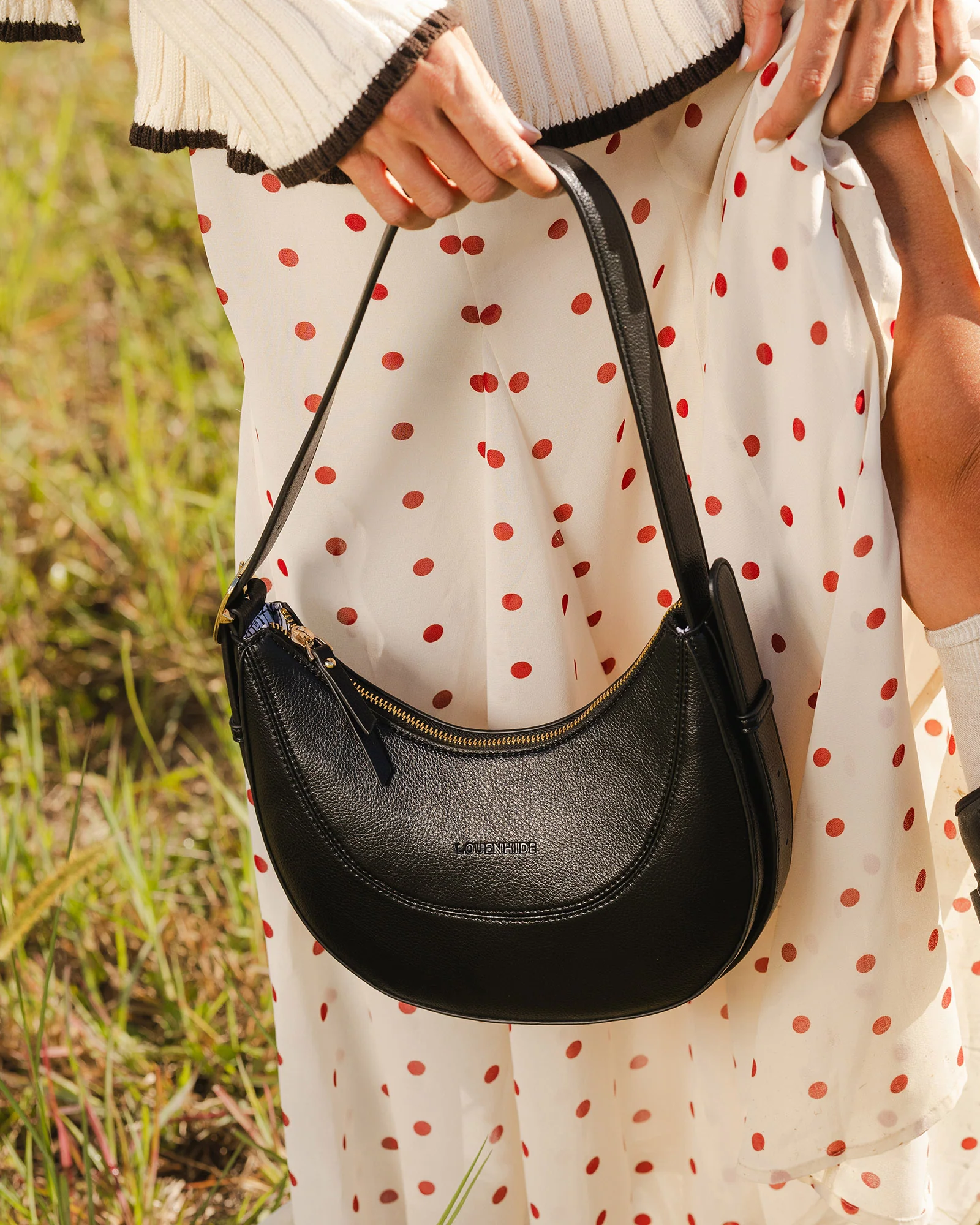Lane Crossbody Bag - Black - Image 7