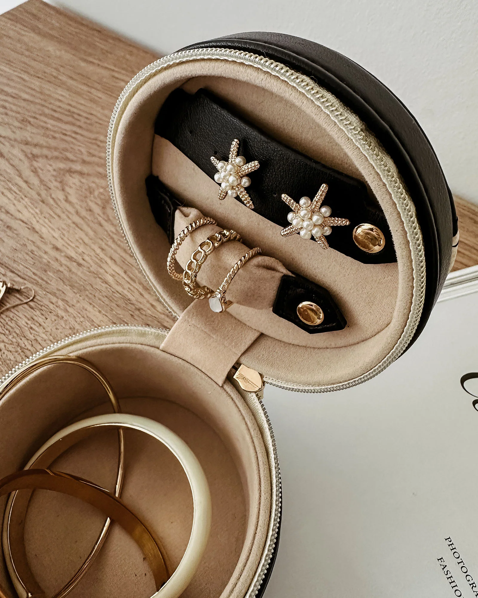 Loz Jewellery Box - Canvas/Black - Image 7