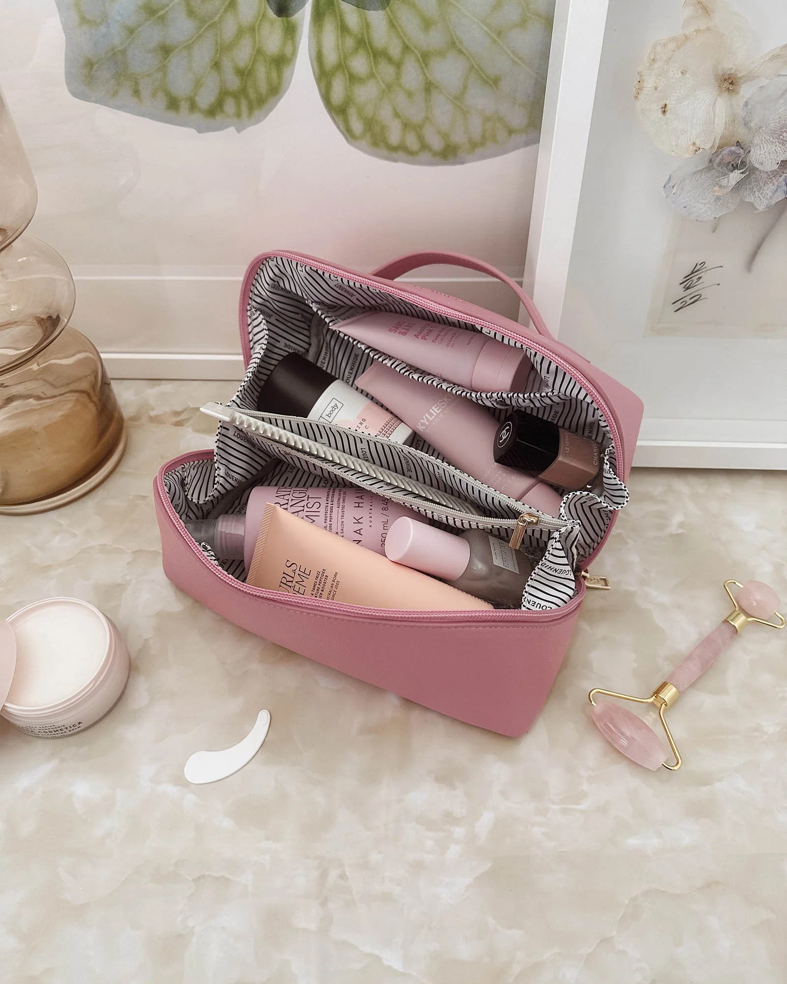 Mary Cosmetic Bag - Bubblegum Pink - Image 2