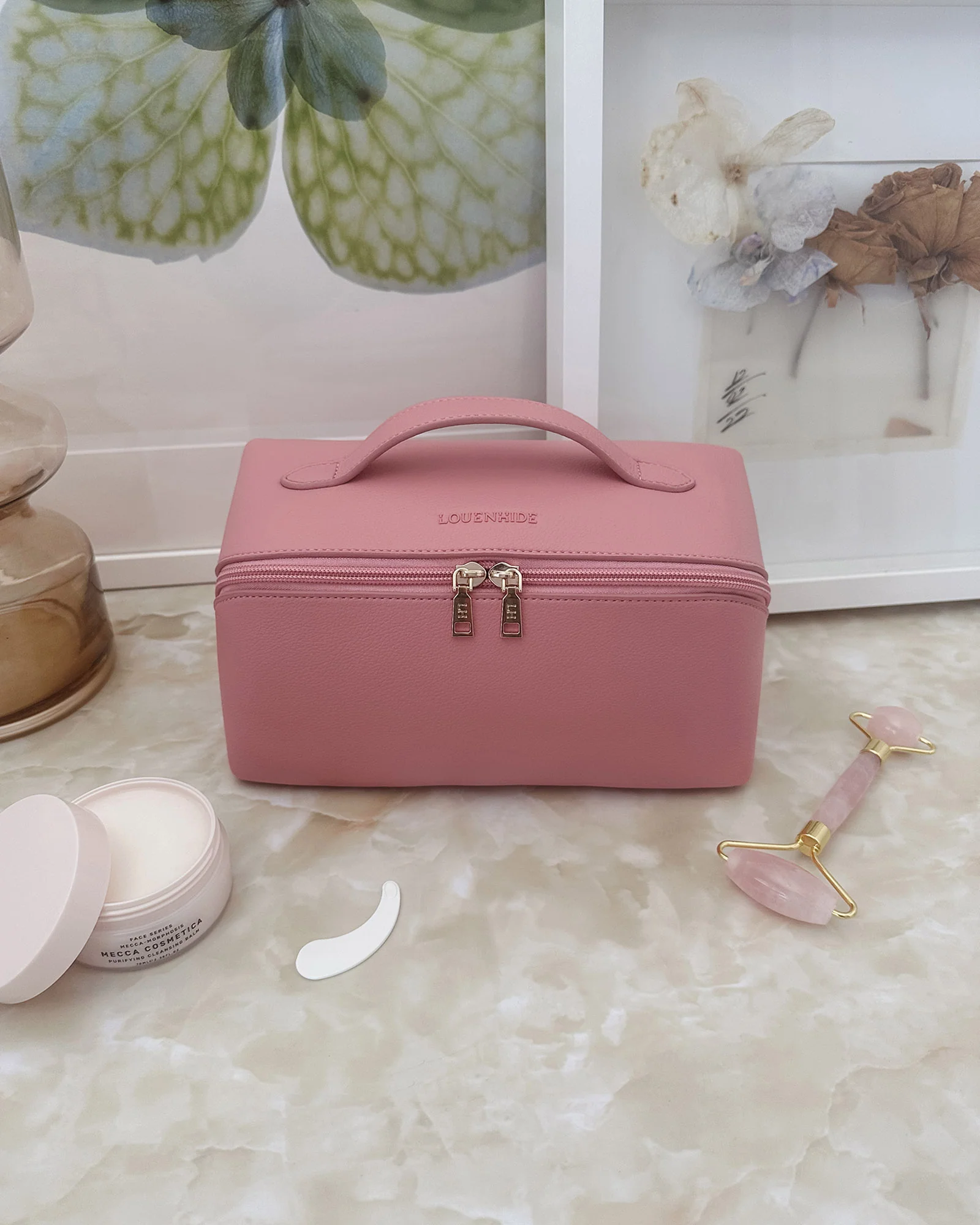 Mary Cosmetic Bag - Bubblegum Pink - Image 6