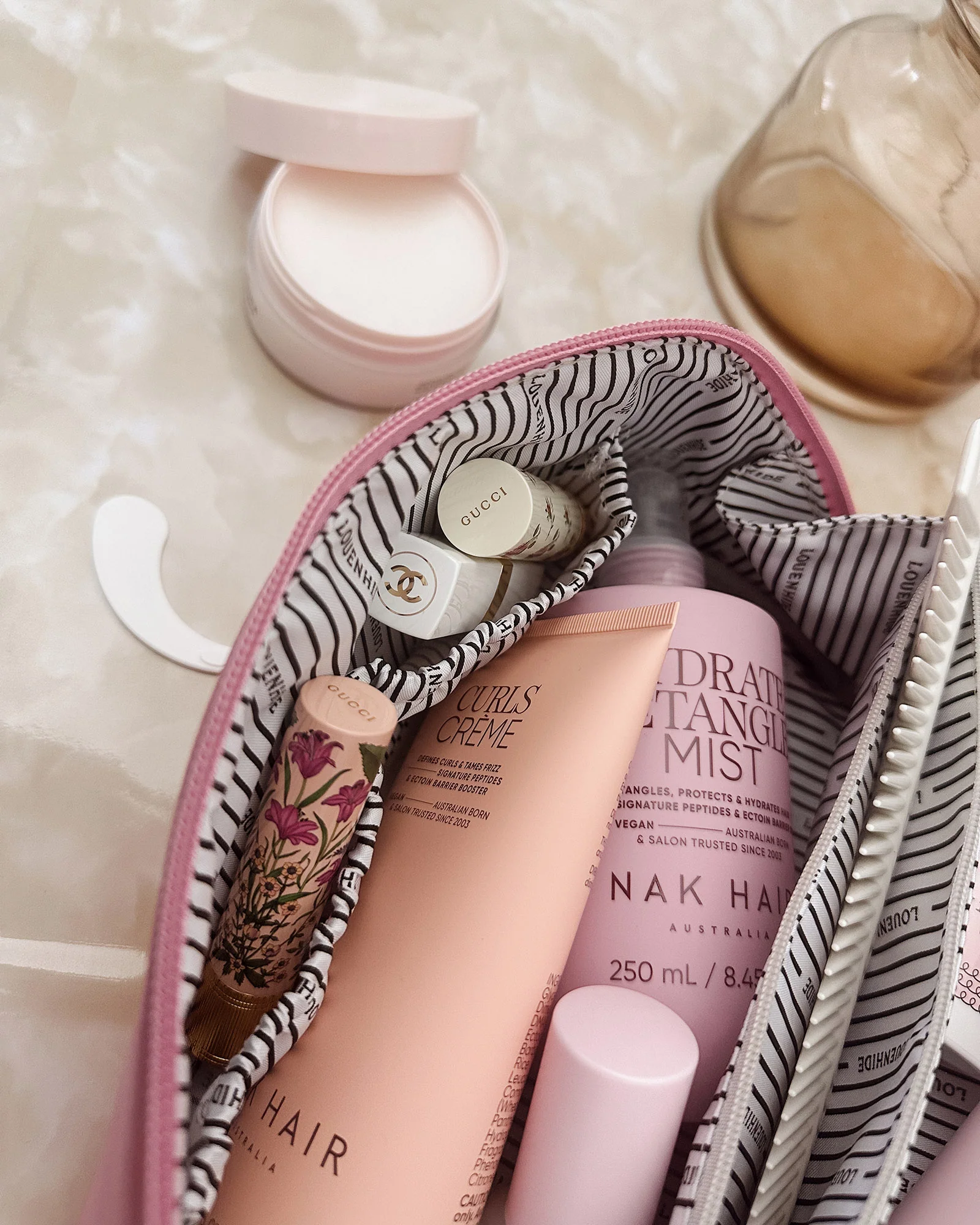 Mary Cosmetic Bag - Bubblegum Pink - Image 7