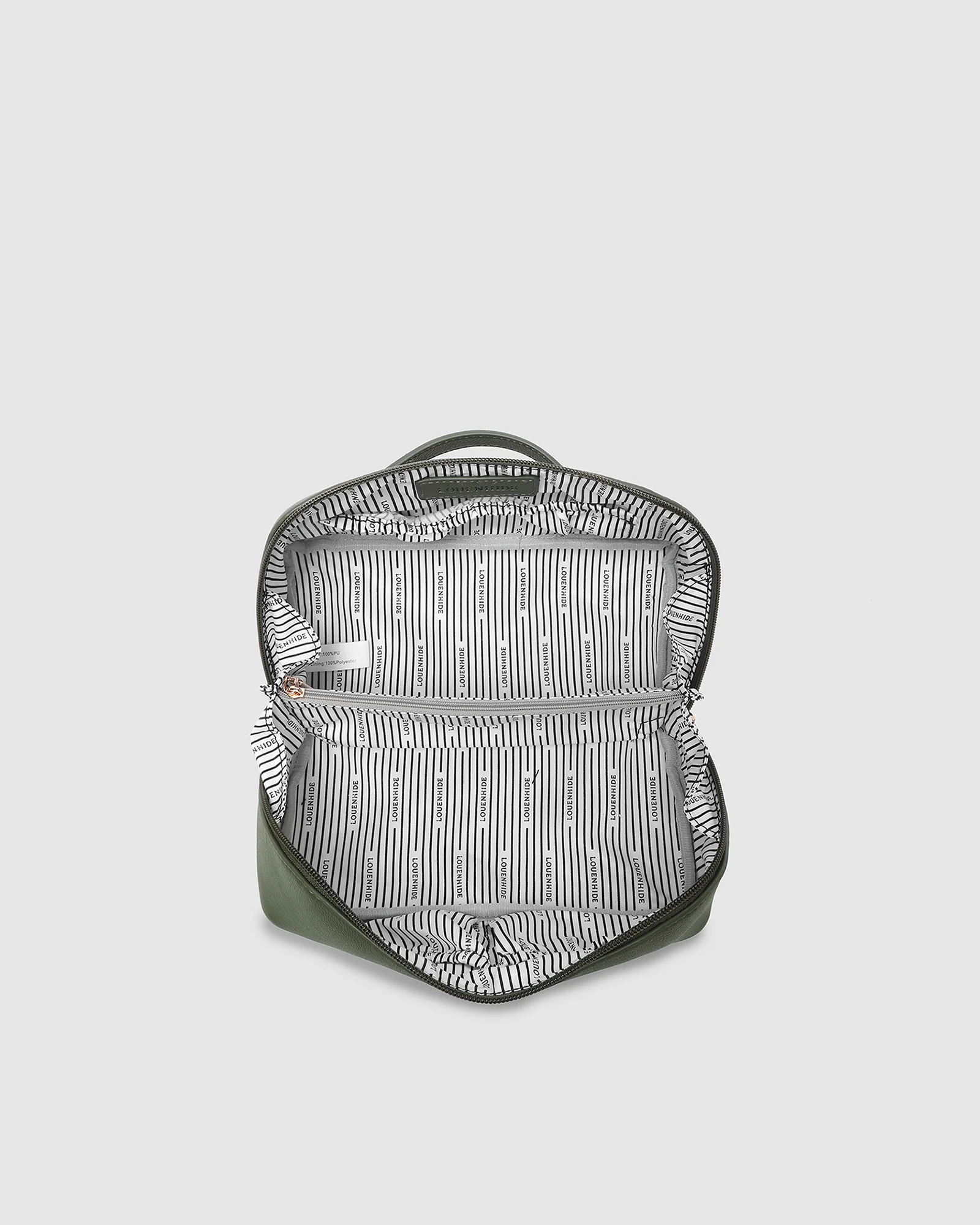 Mary Cosmetic Bag - Olive - Image 5