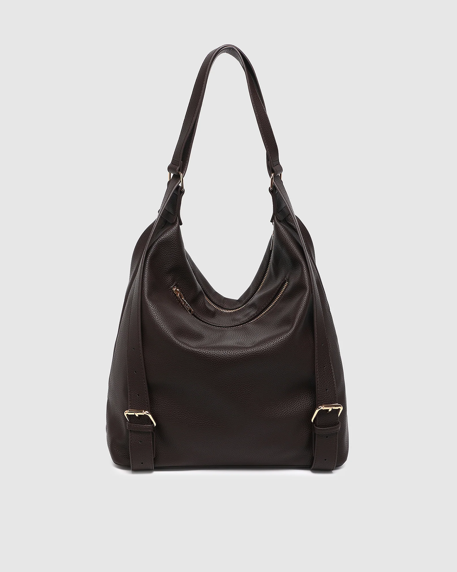 Miley Convertible Backpack - Chocolate - Image 4