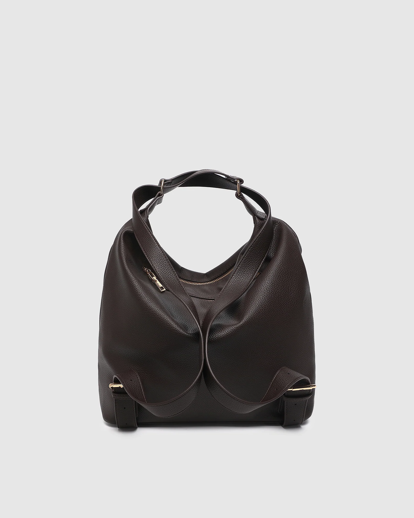 Miley Convertible Backpack - Chocolate - Image 7