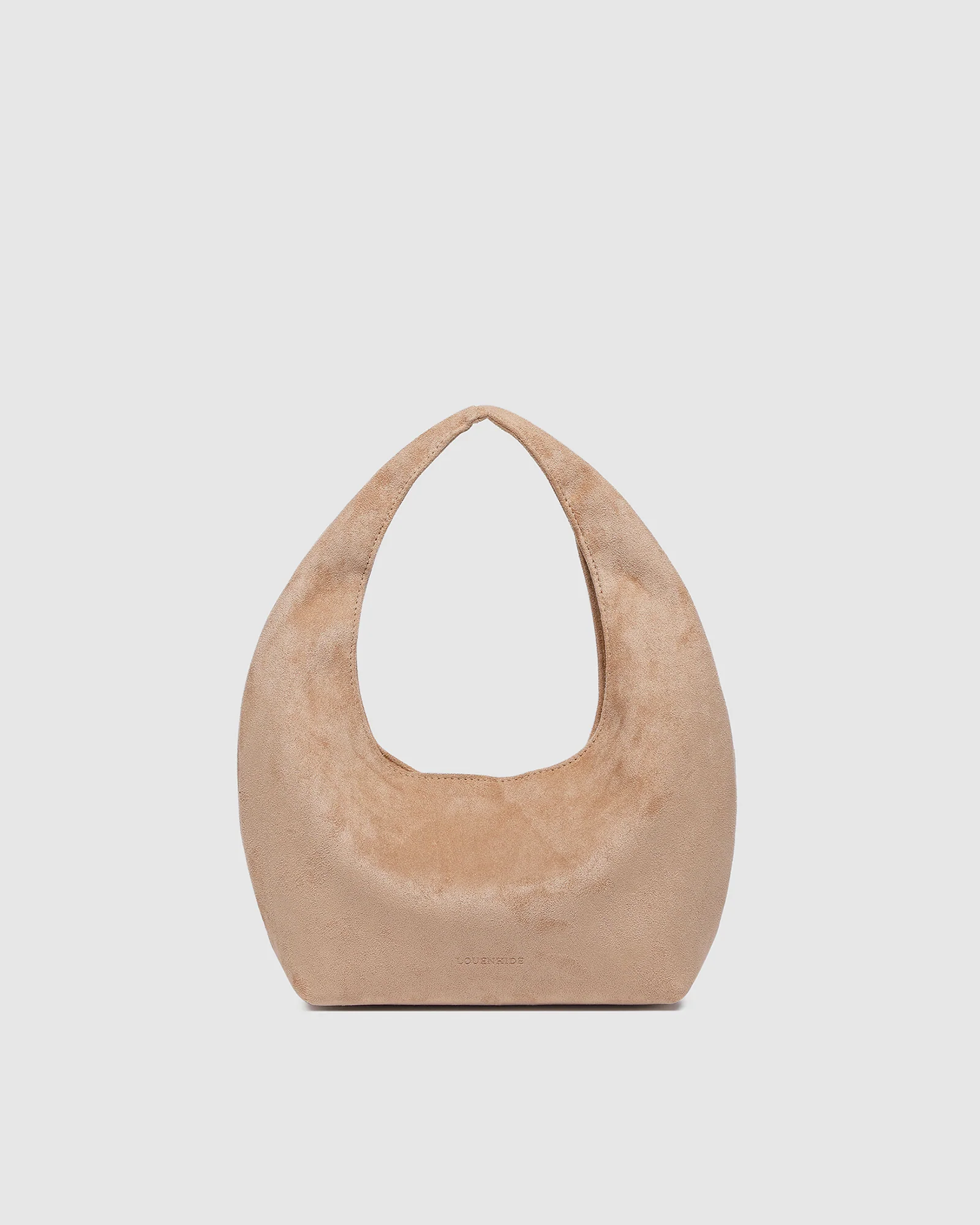Mini Monaco Suedette Shoulder Bag - Blonde