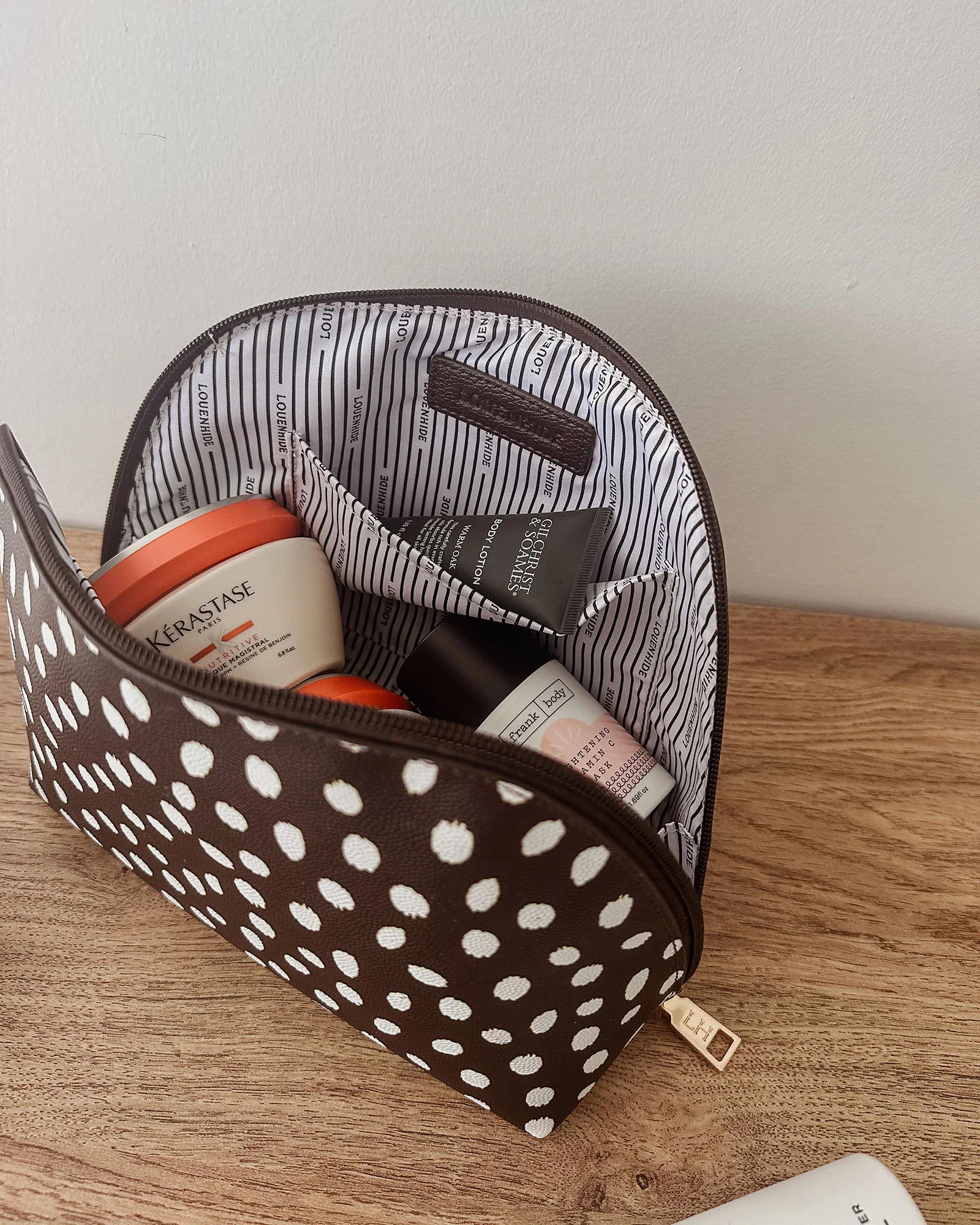 Nancy Cosmetic Bag - Chocolate Raindrop - Image 7