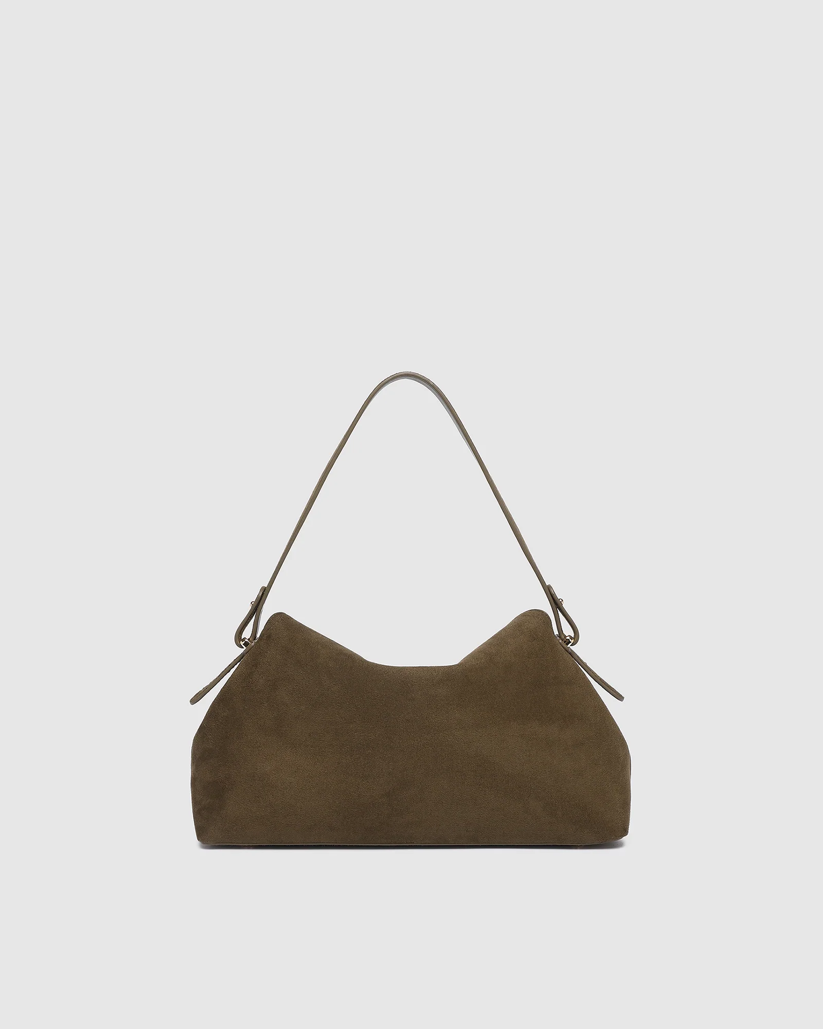 Nicole Suedette Handbag - Olive - Image 4
