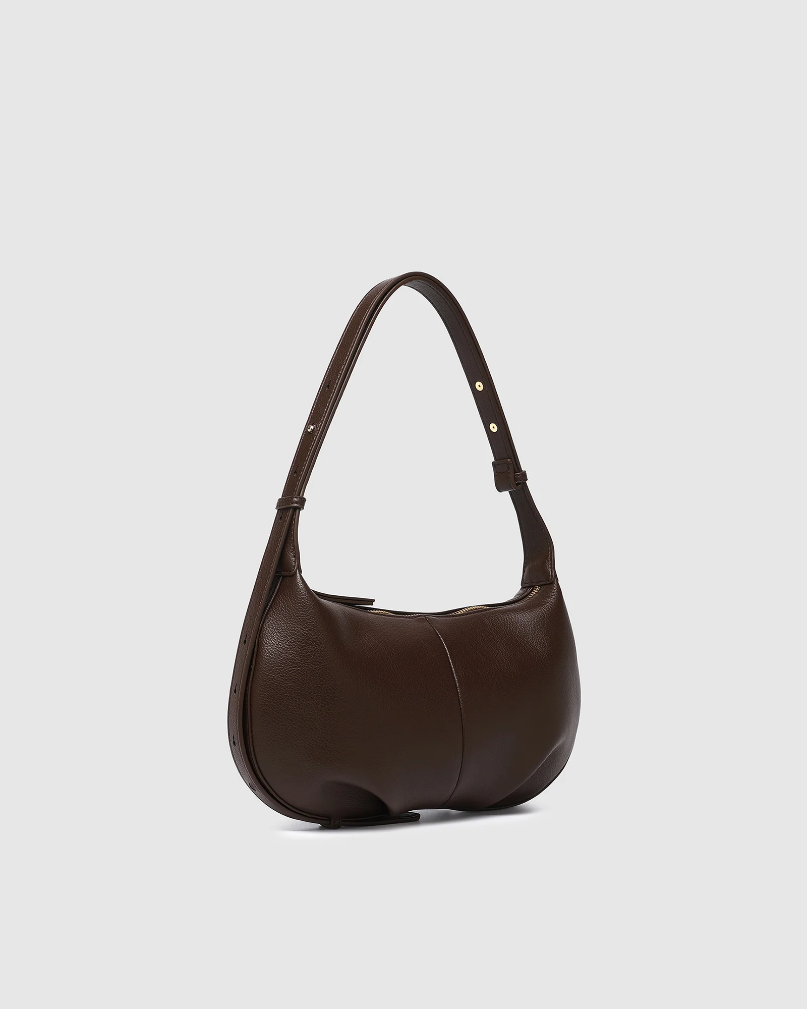 Olivia Shoulder Bag - Chocolate - Image 3