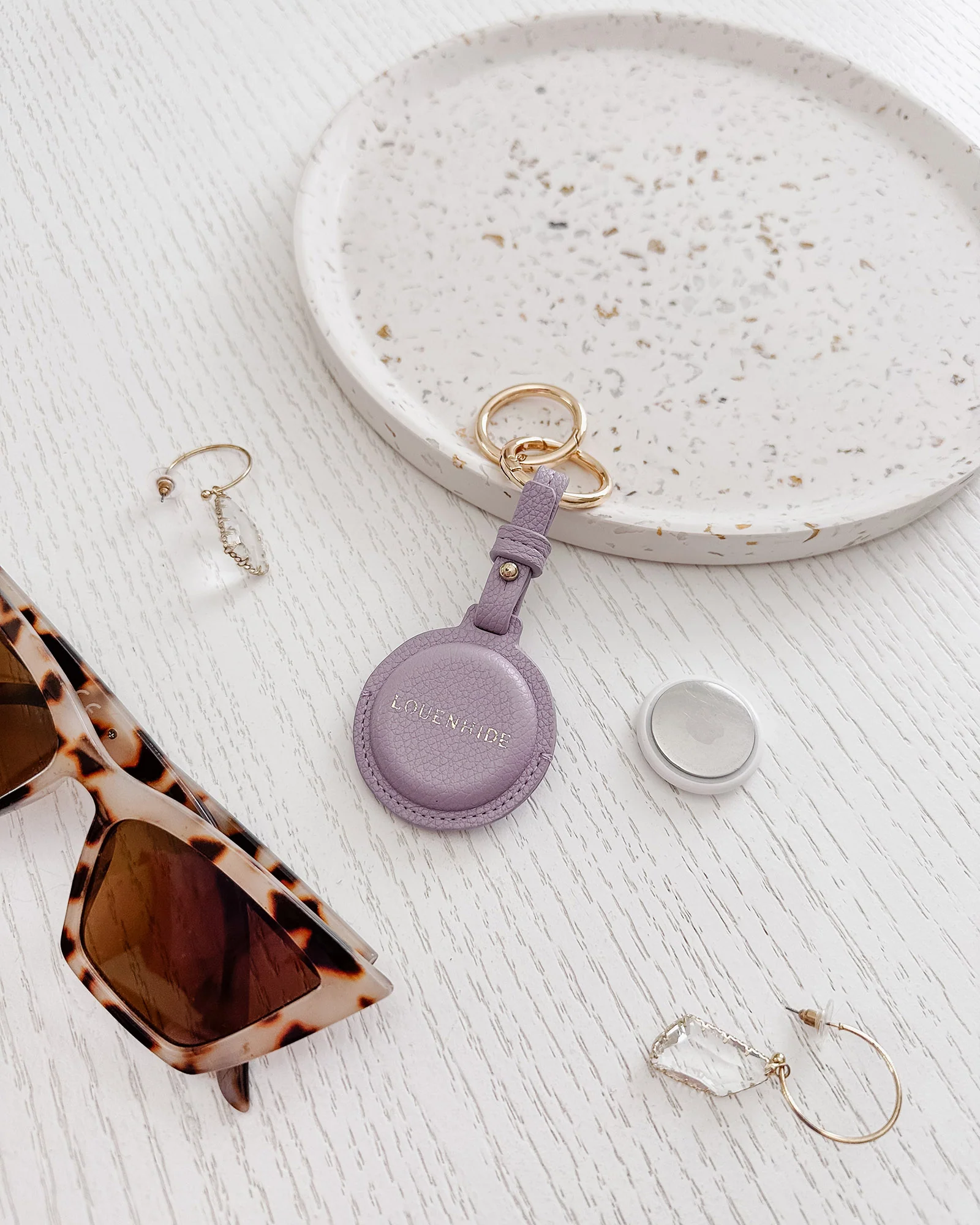 Opal Airtag Case - Lilac