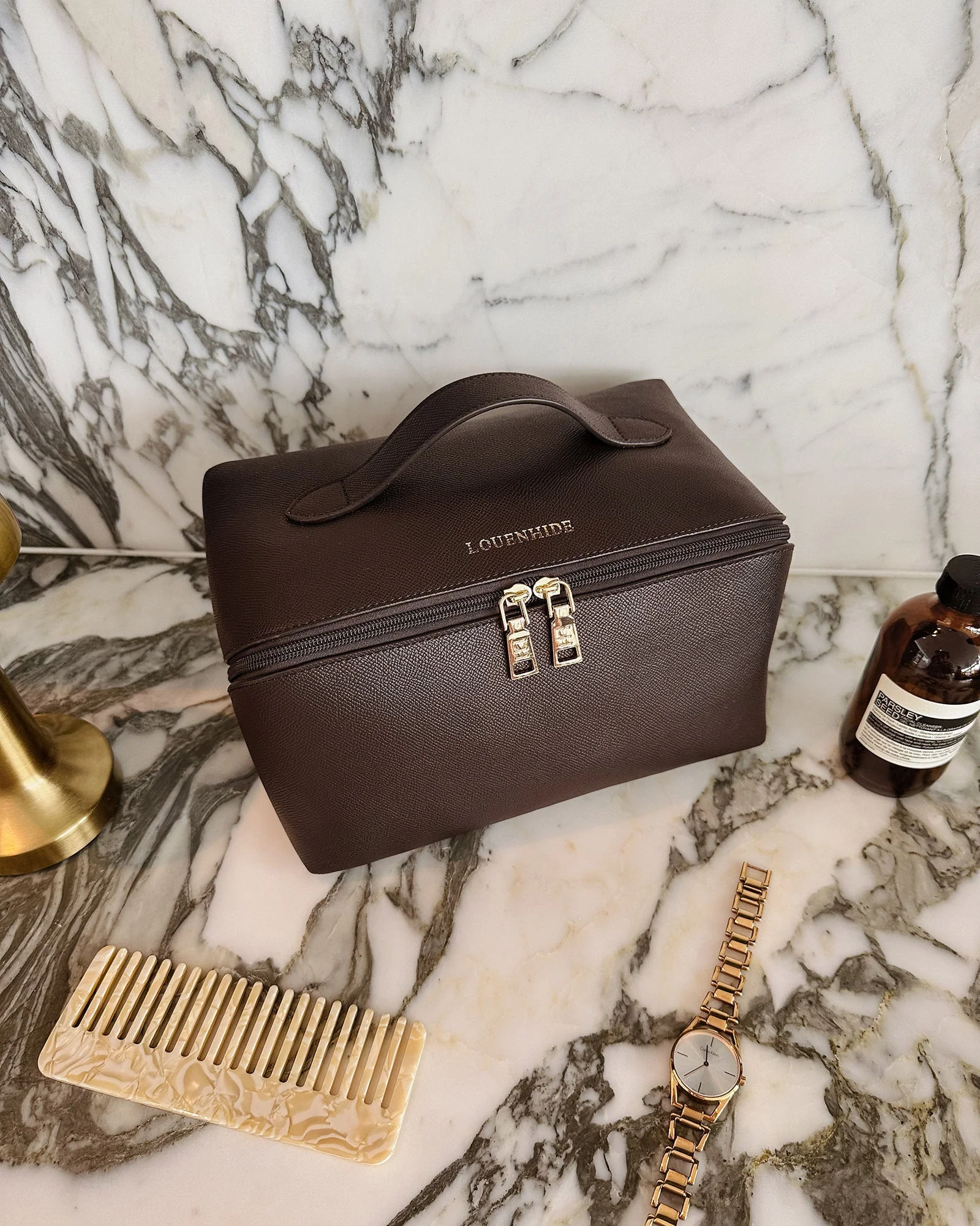 Orion Cosmetic Case - Chocolate - Image 6