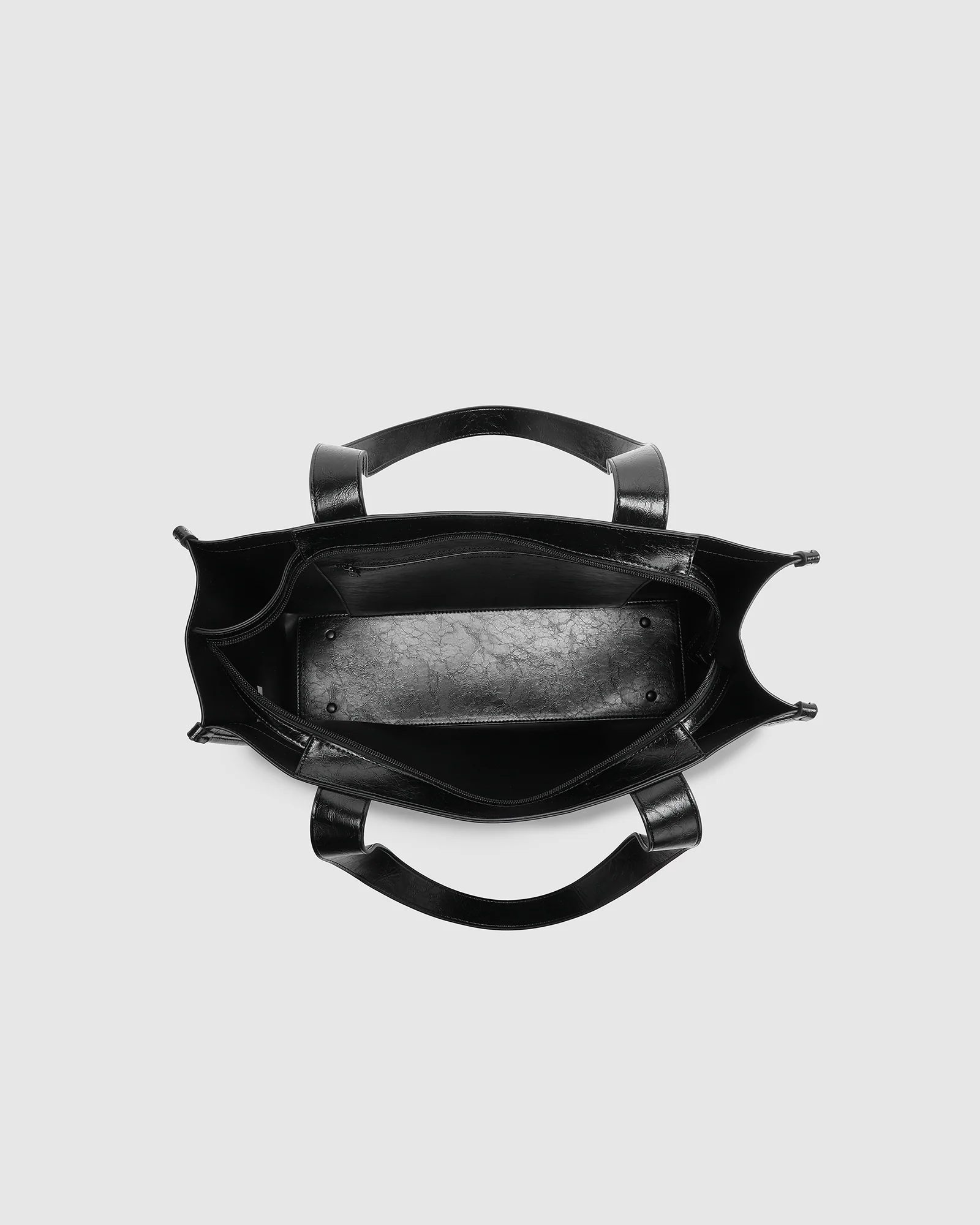 Riley Tote Bag - Black Patent - Image 5