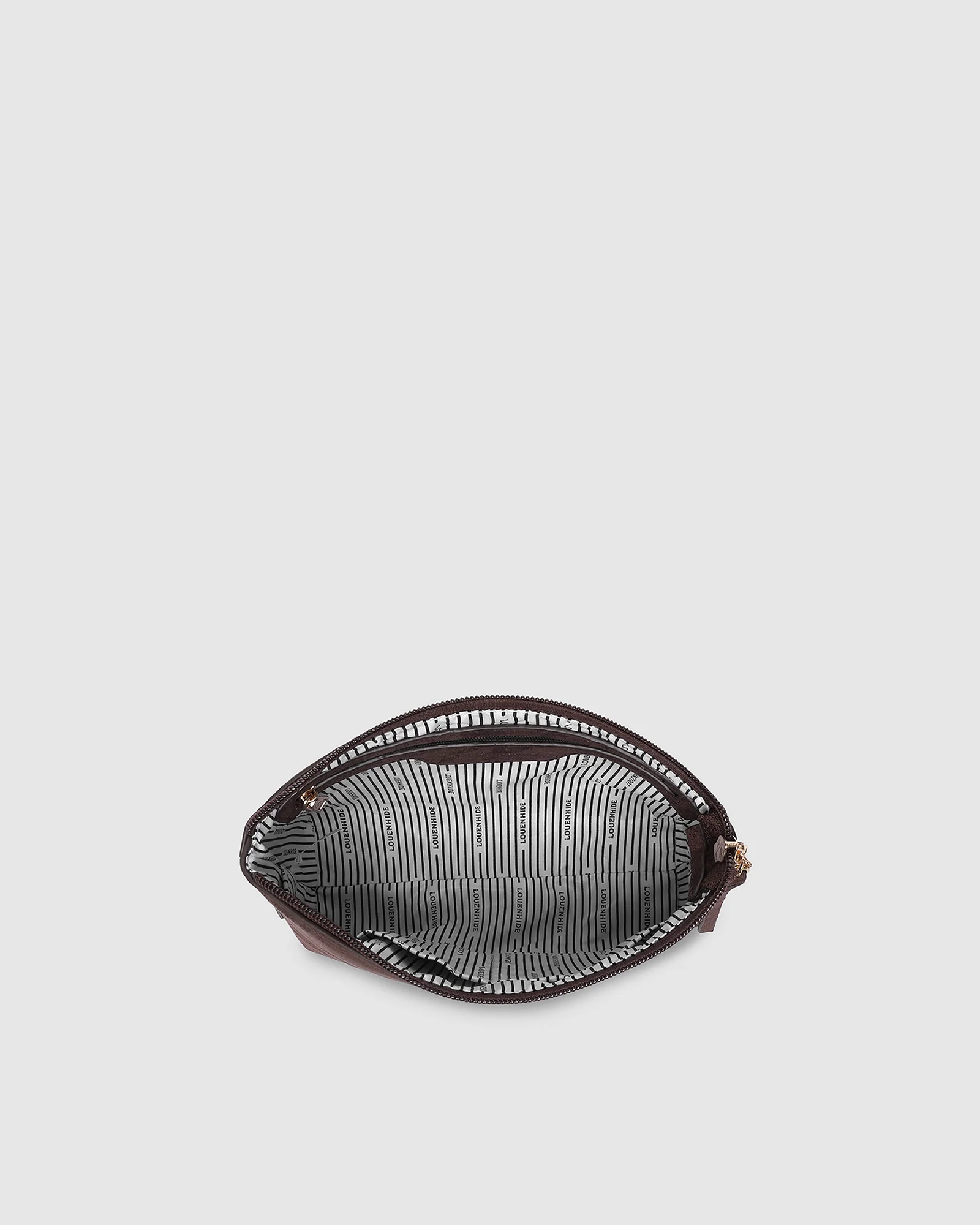 The Everyday Suedette Pouch - Chocolate - Image 5