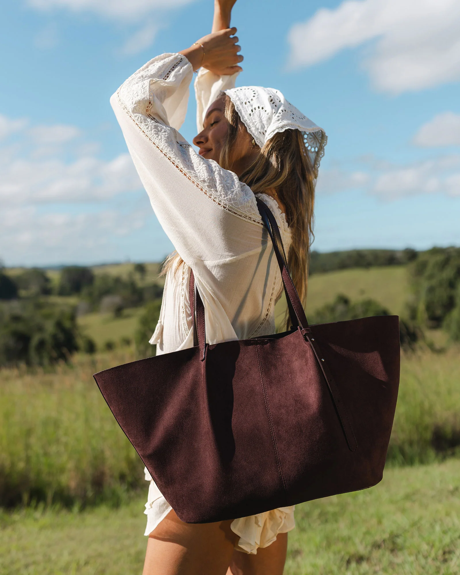 Sawyer Everyday Pouch Suedette Set  - Chocolate - Image 8