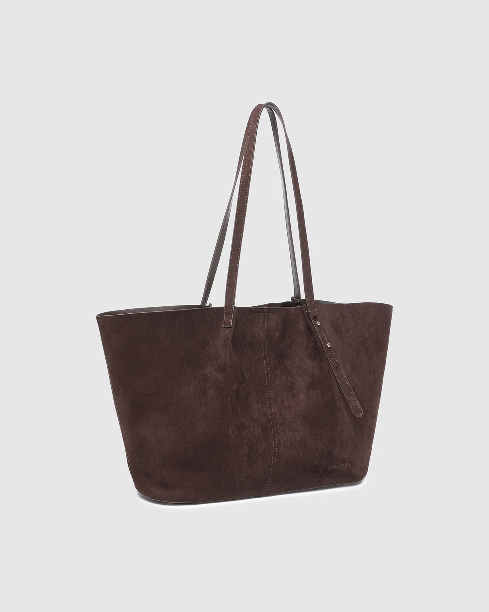 Sawyer Suedette Tote Bag - Chocolate - Image 3
