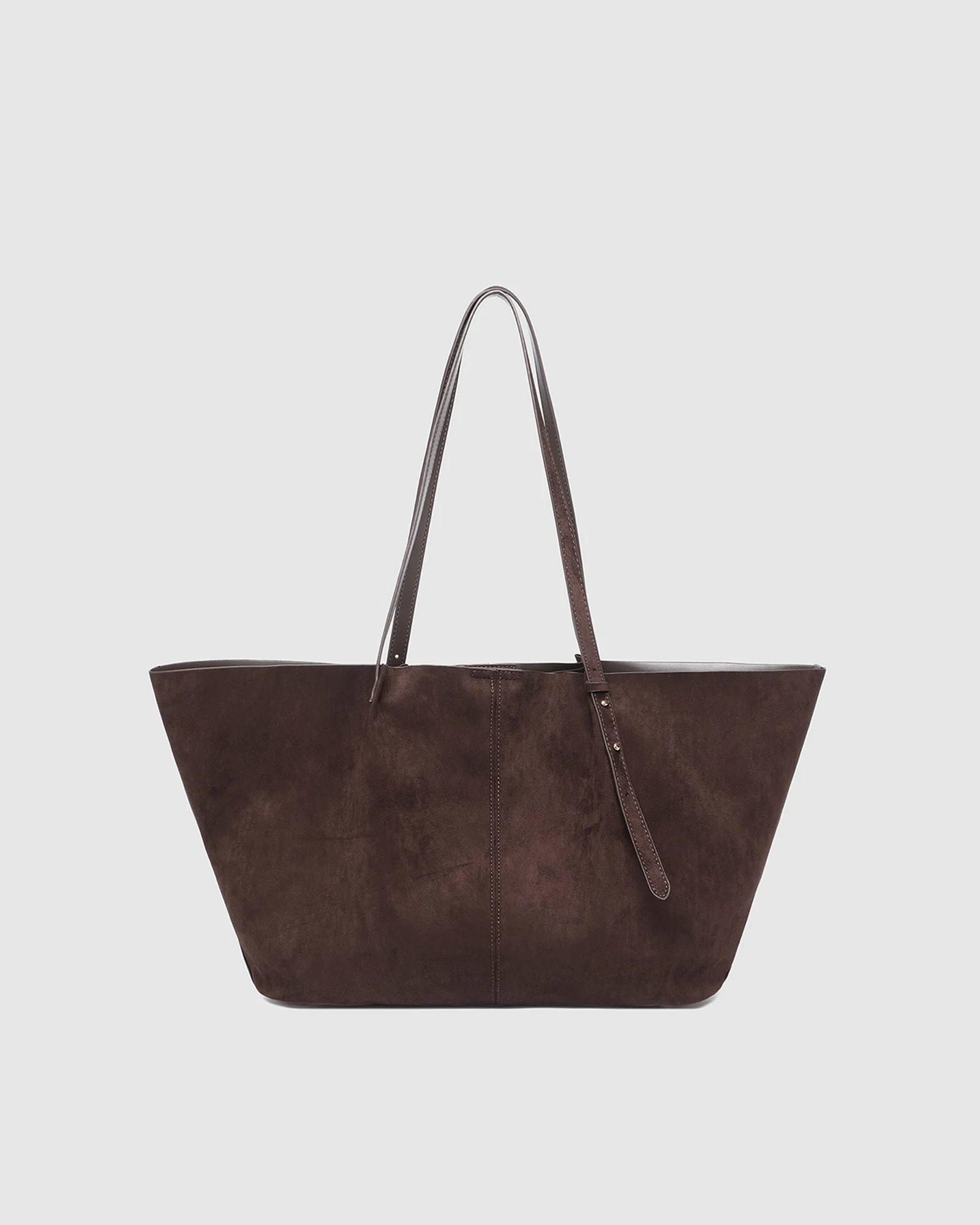 Sawyer Suedette Tote Bag - Chocolate - Image 4
