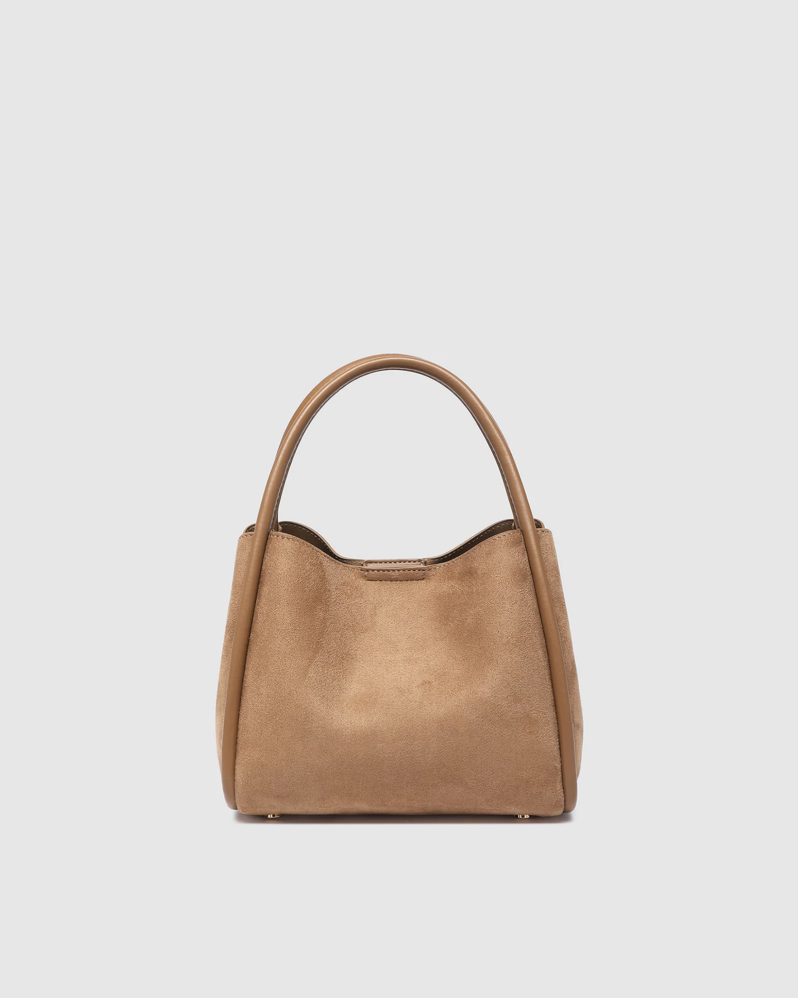 Steffie Suedette Mini Tote Bag - Honey - Image 5