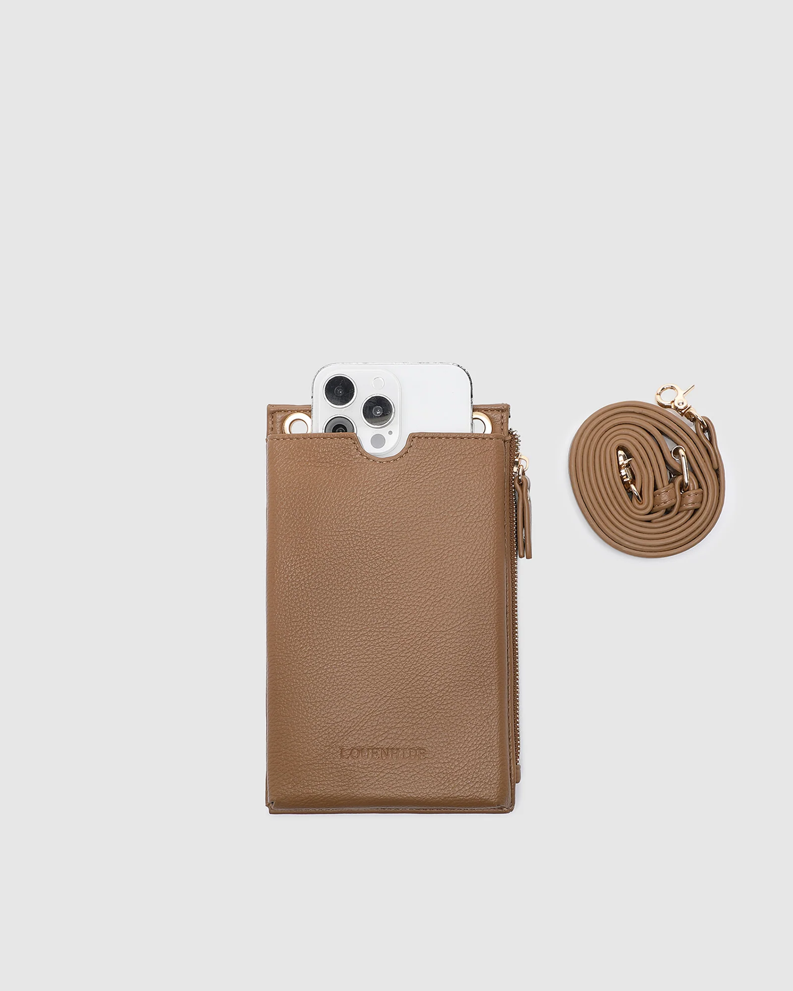 Suki Phone Bag - Caramel - Image 4