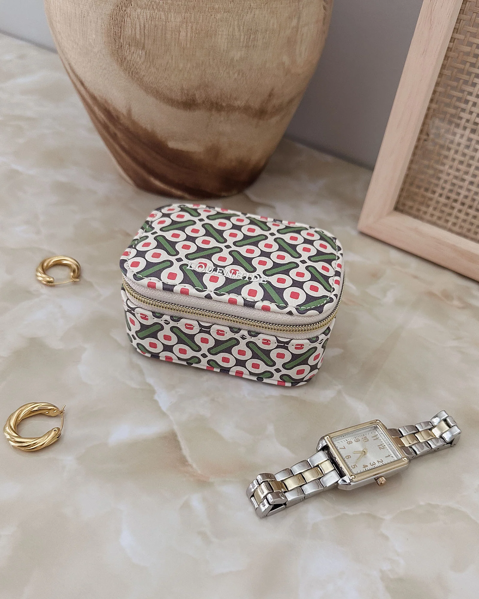 Suzie Jewellery Box - Retro Olive - Image 7